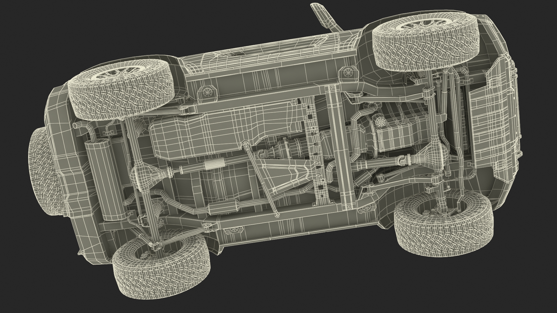 Ford Bronco Two Door SUV Oxford White Rigged 3D model