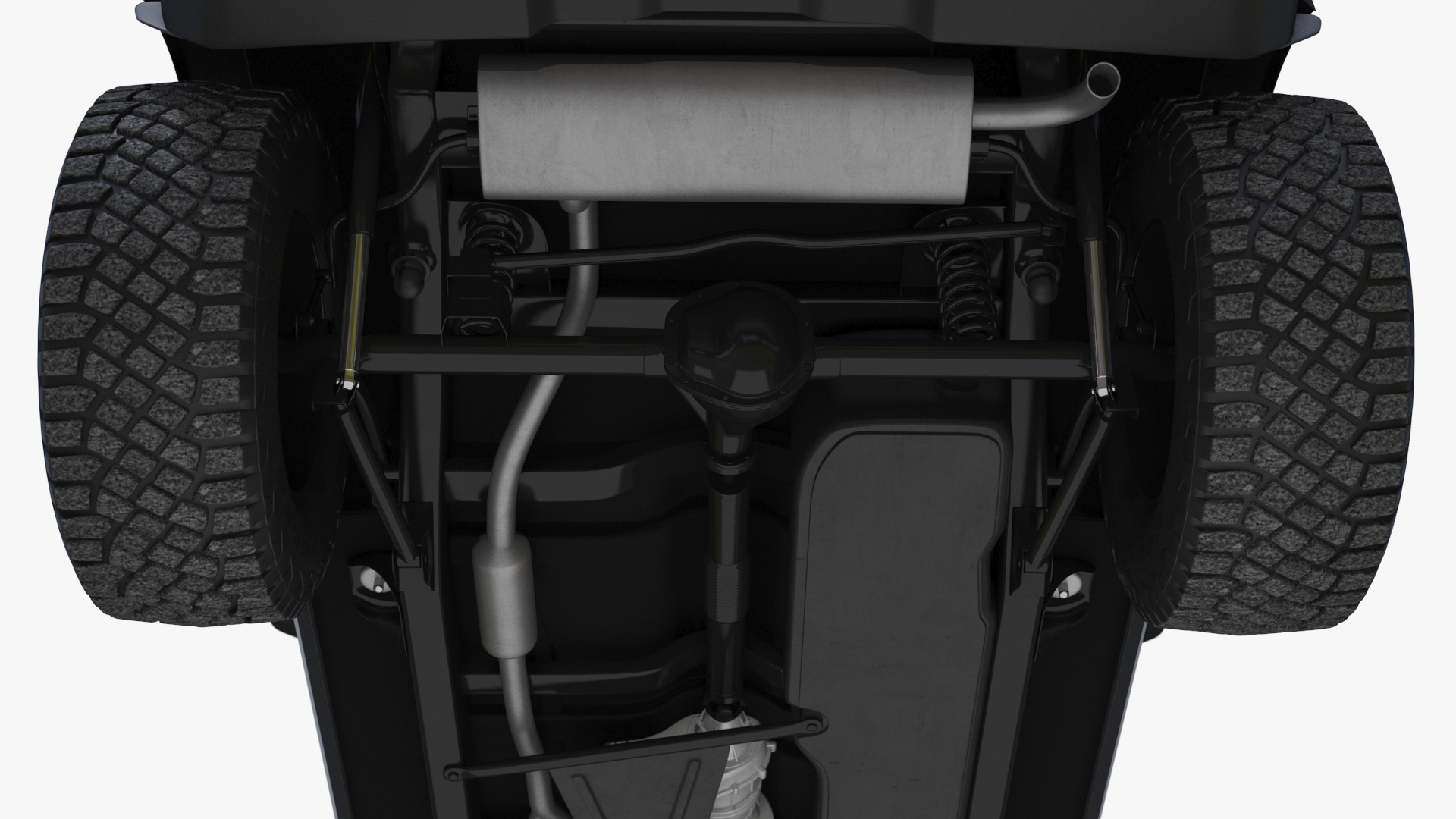 Ford Bronco Two Door SUV Oxford White Rigged 3D model