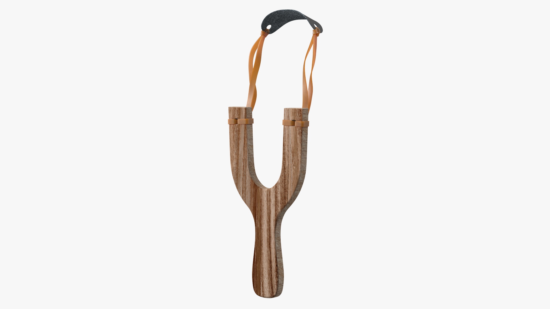 3D Slingshot Catapult Dark Wood model