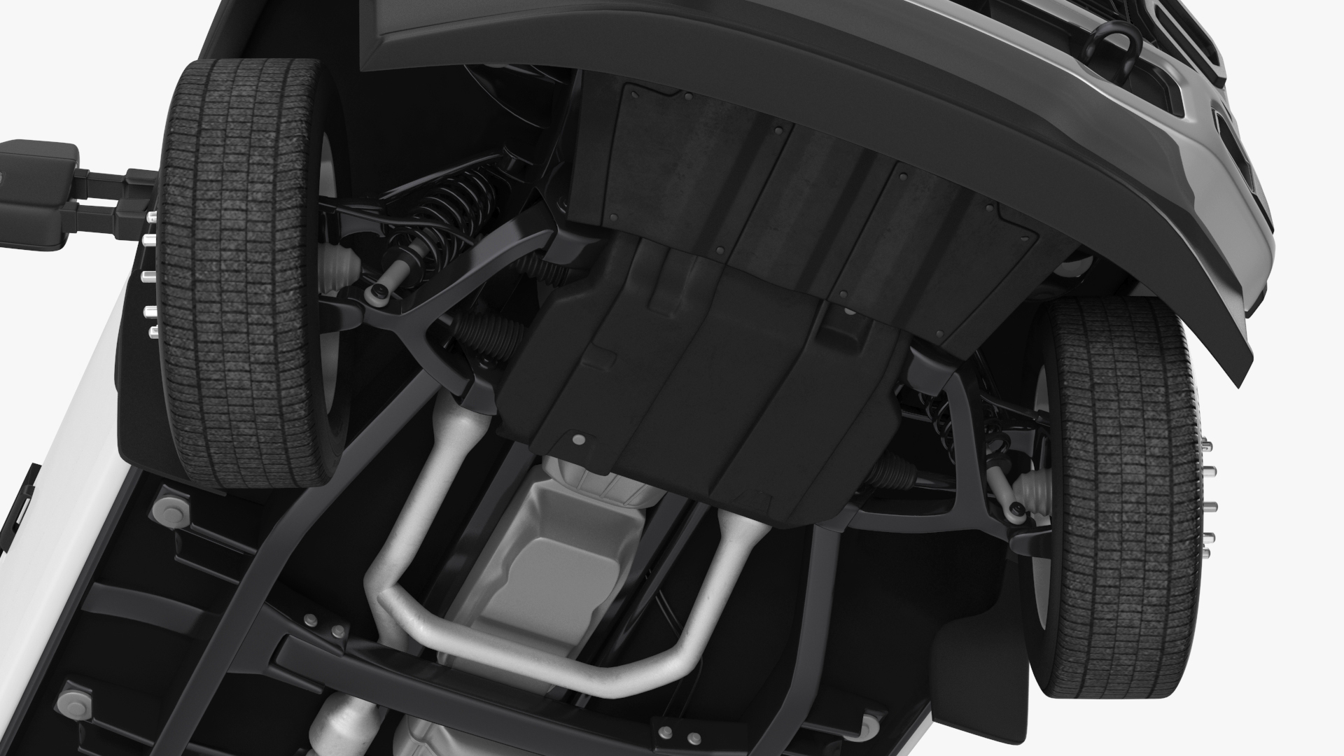 3D Ford F550 Super Duty Black Dump 2023 Rigged model