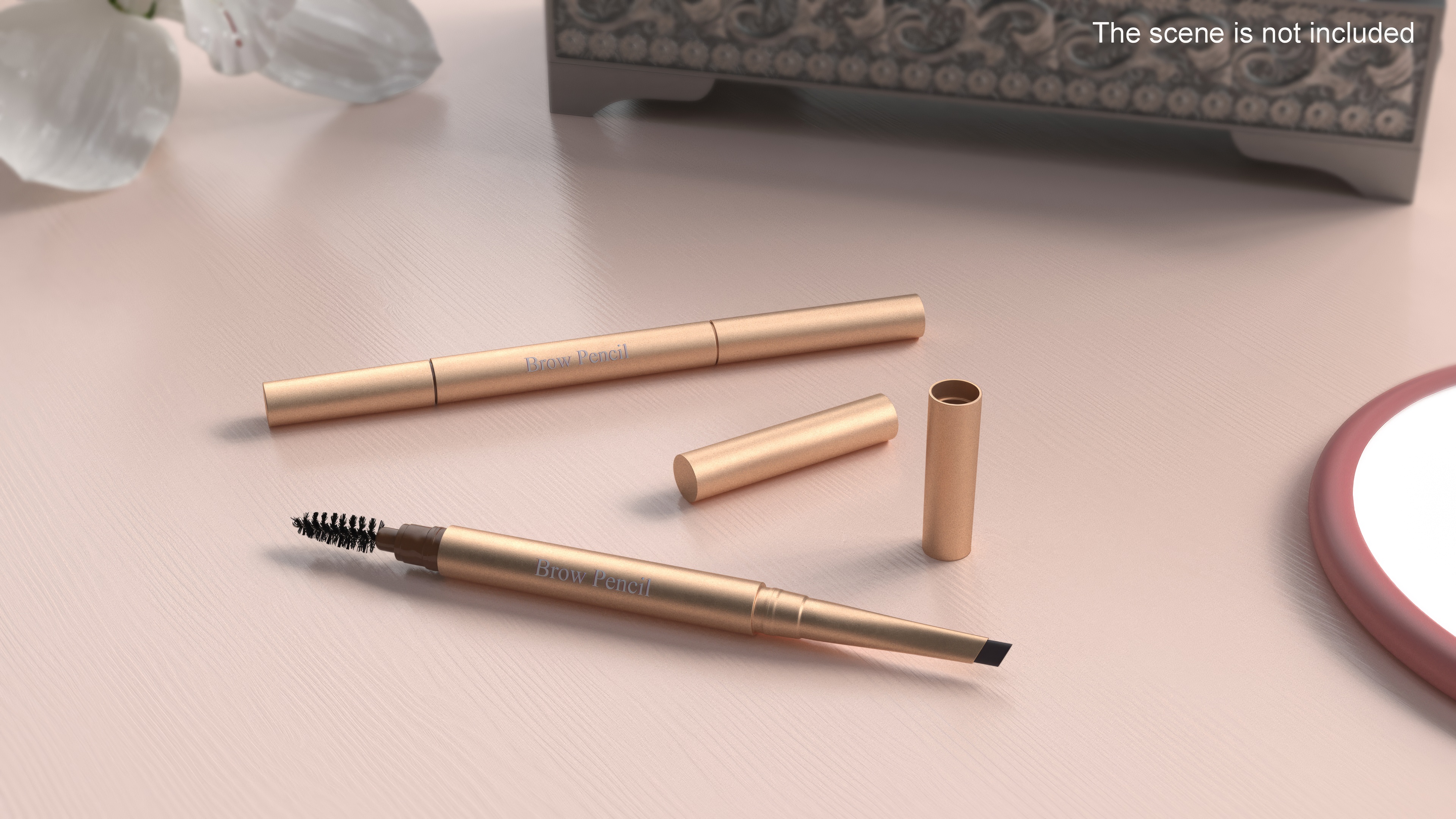 Dual Ended Brow Pencil 3D