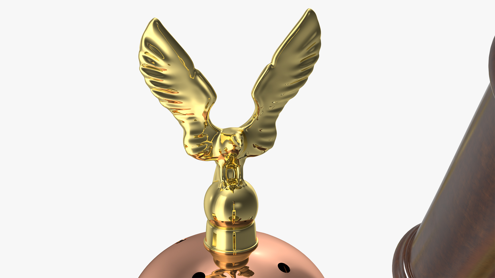 3D model Elektra Micro Casa Leva Coffee Machine Cooper and Brass