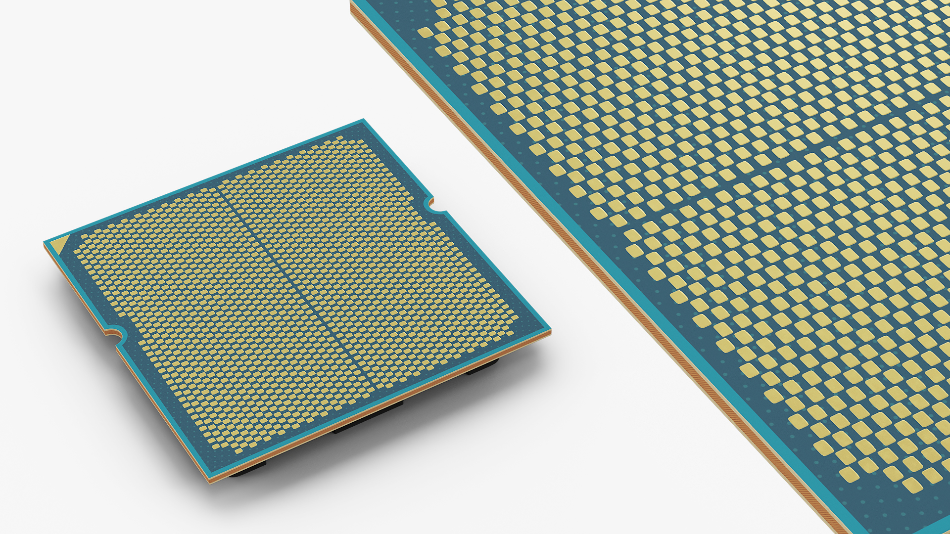 AMD Ryzen 9800x3d CPU Chip, view 6