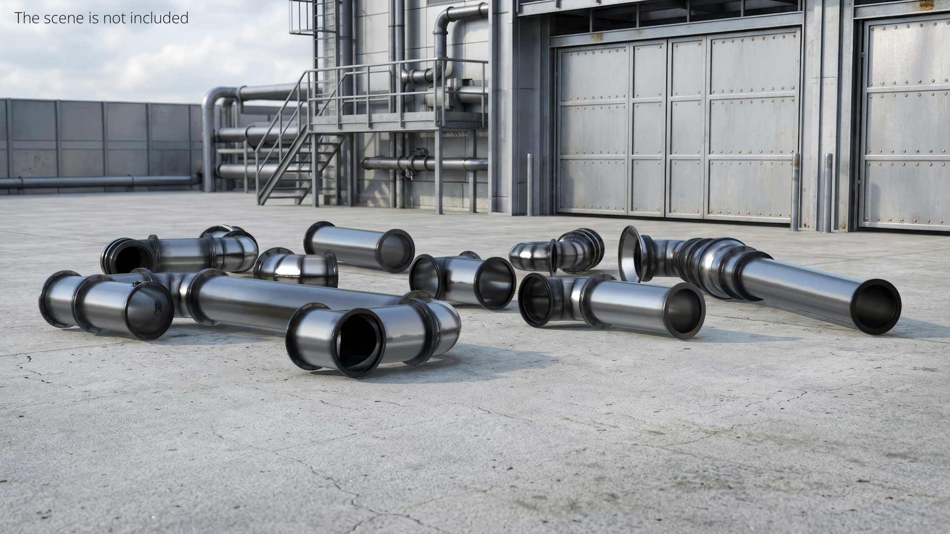 Industrial Stainless Steel Pipe Fittings Set, view 2
