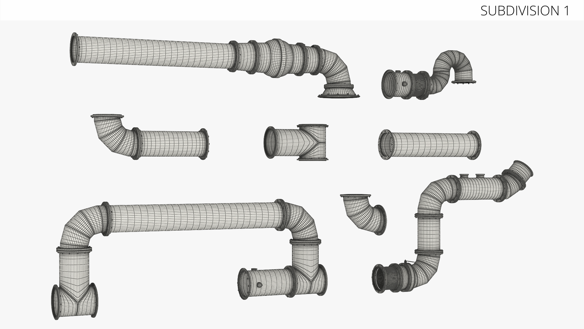 Industrial Stainless Steel Pipe Fittings Set, view 12