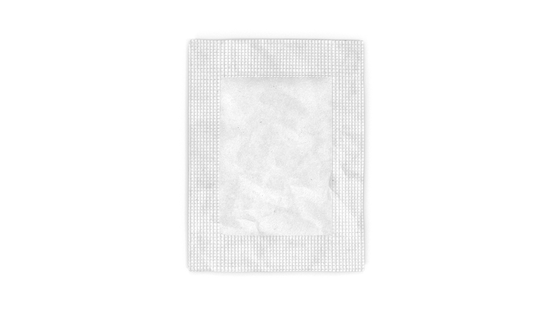 3D White Sugar Sachet model