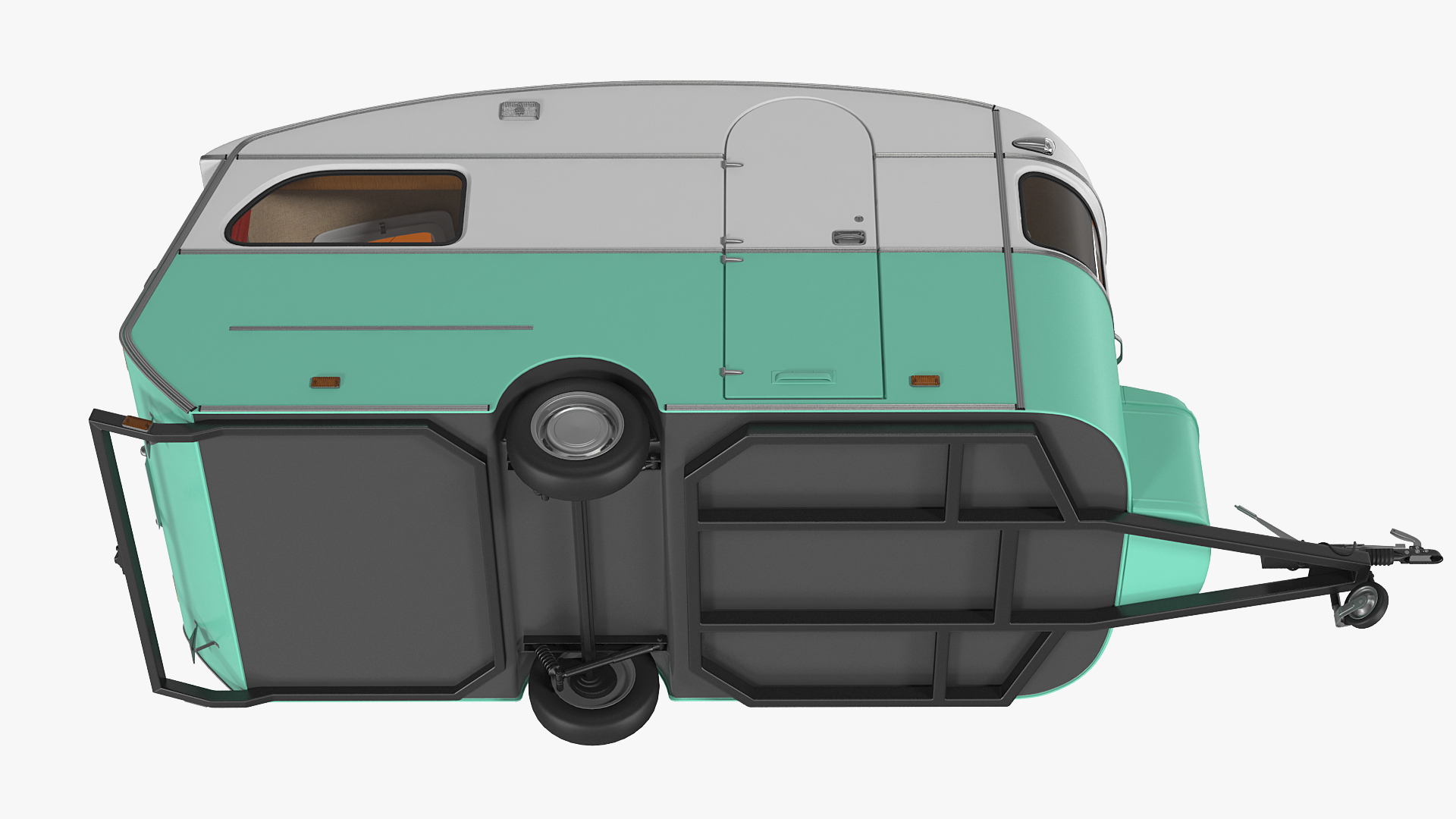 3D model Vintage Caravan Constructam Comet 5