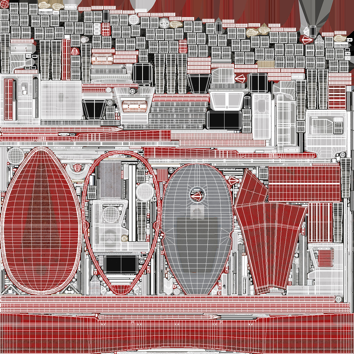 3D Small Tugboat Generic Rigged model