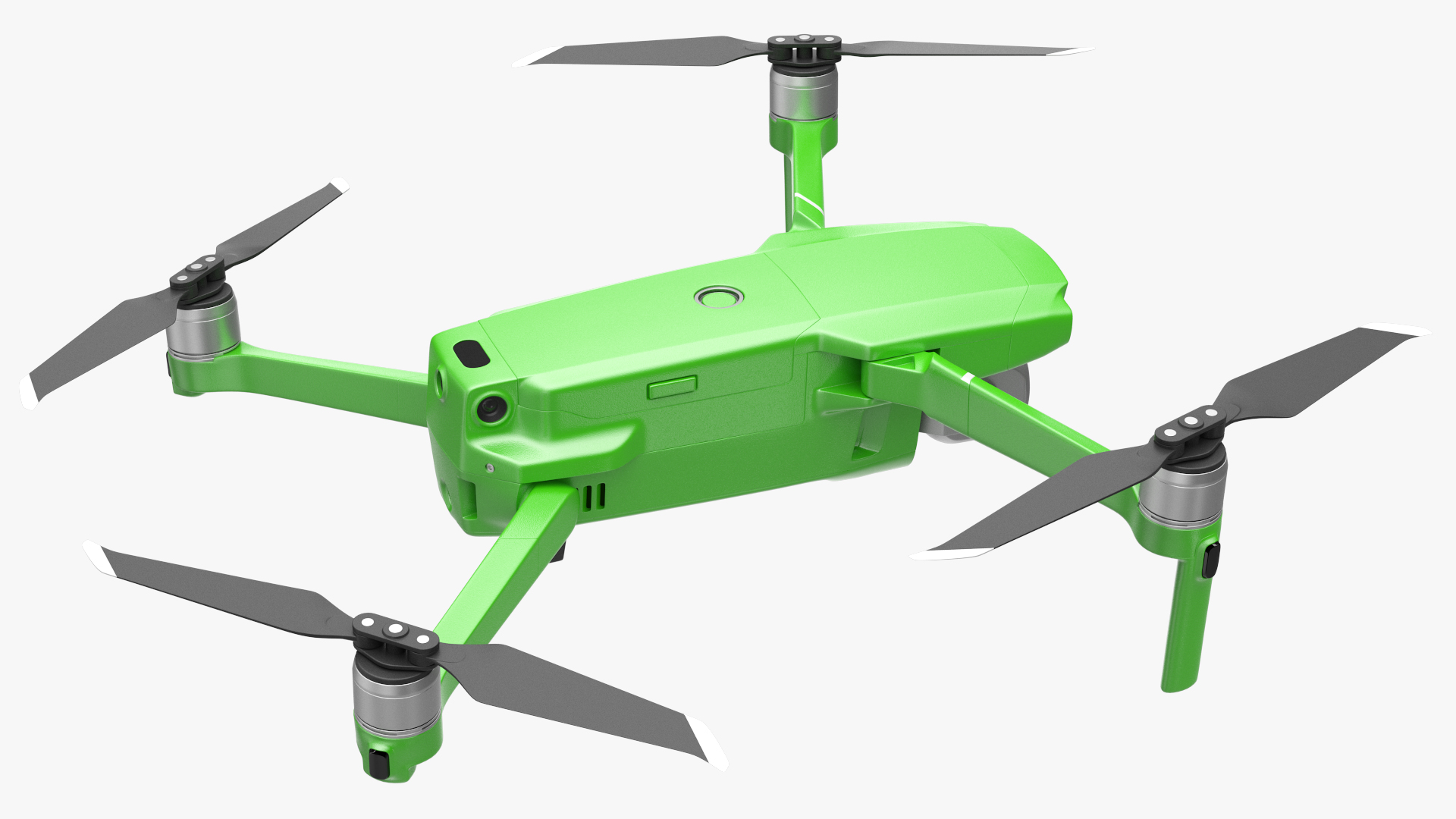 3D model Quadcopter Aerial Drone with Gimbal Mounted Camera