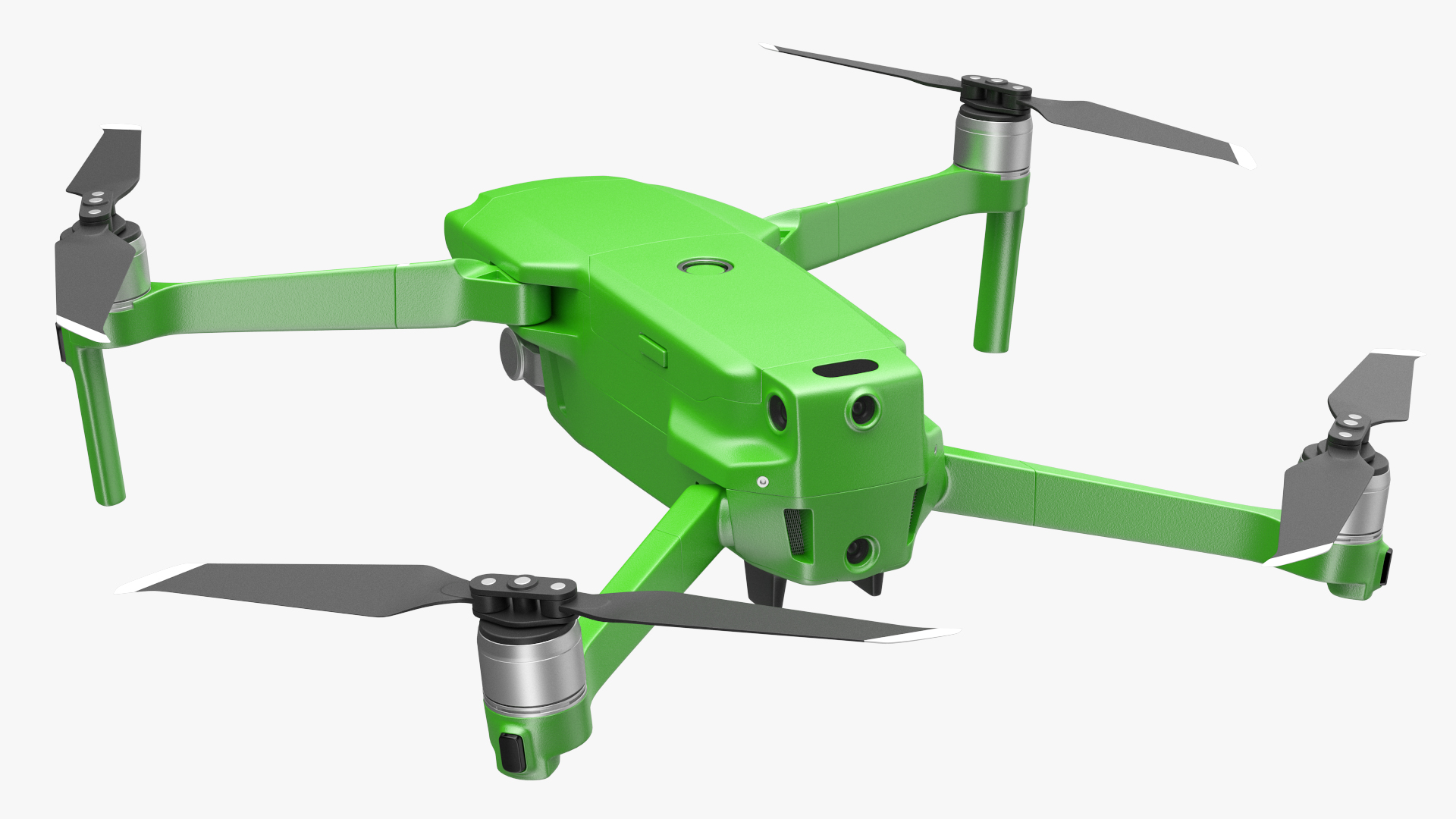 3D model Quadcopter Aerial Drone with Gimbal Mounted Camera