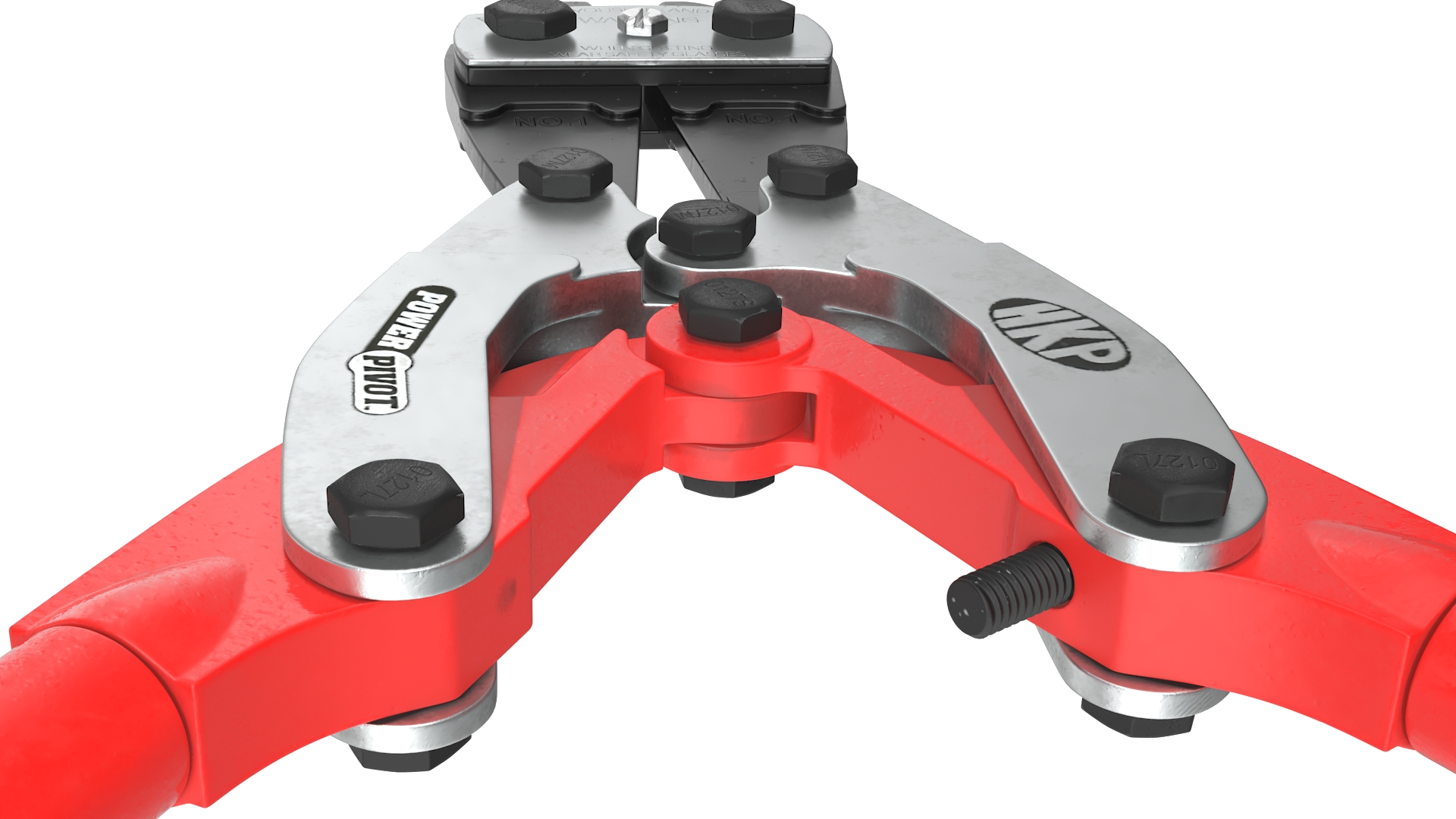 Bolt Cutter Hand Tool Red Rigged 3D