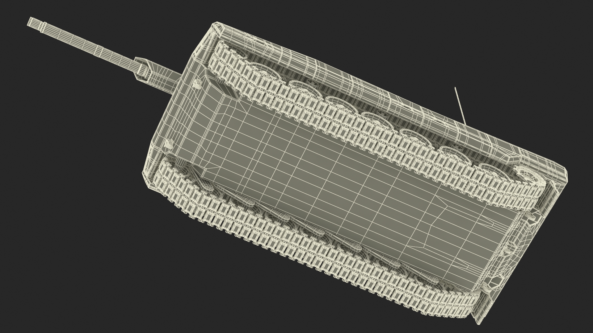 KF 51 Panther Main Battle Tank Rigged 3D