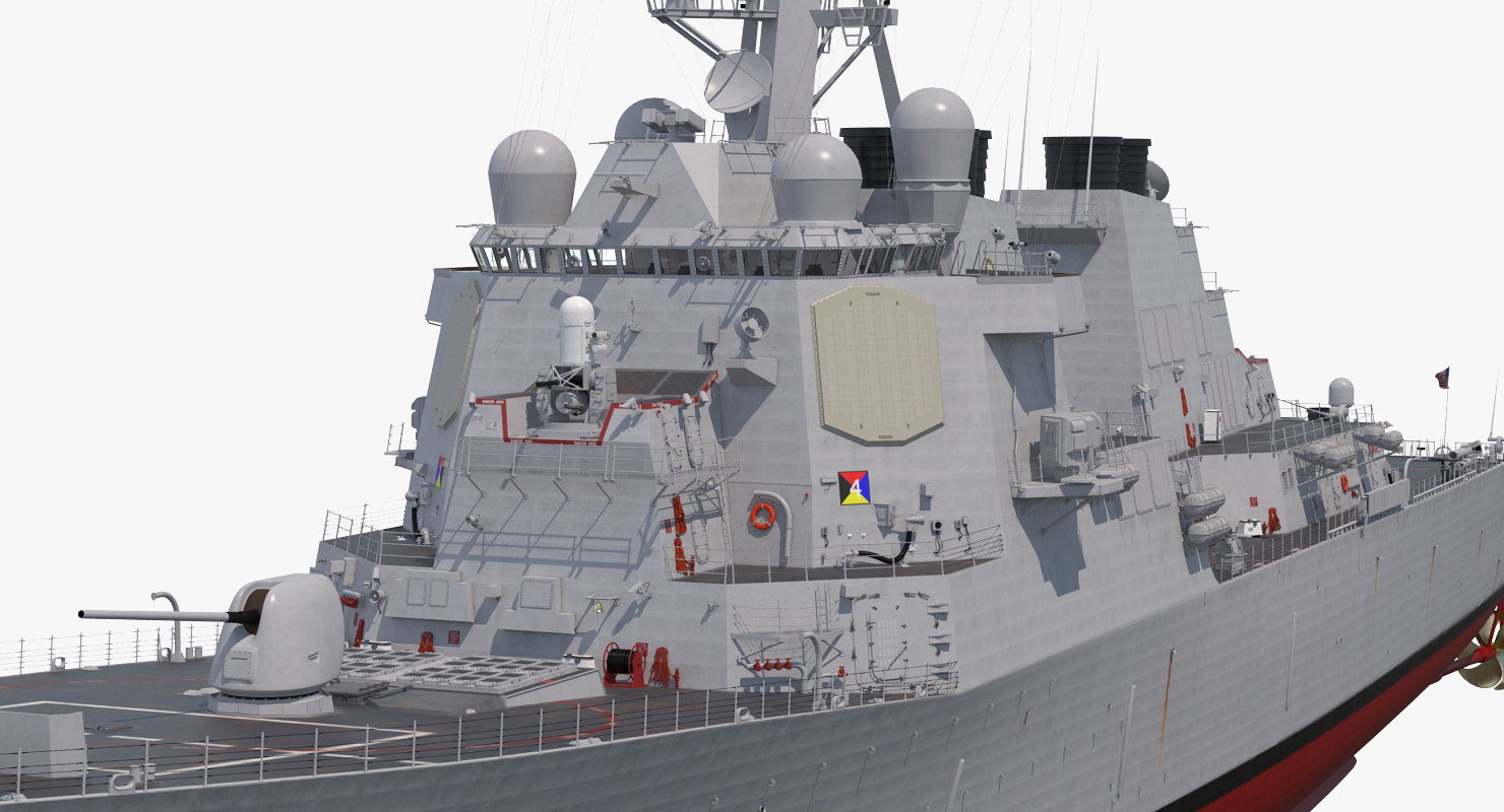 Arleigh Burke Destroyer McFaul DDG 74 3D
