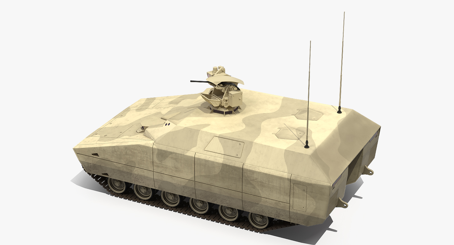 Lynx IFV Desert Rigged 3D