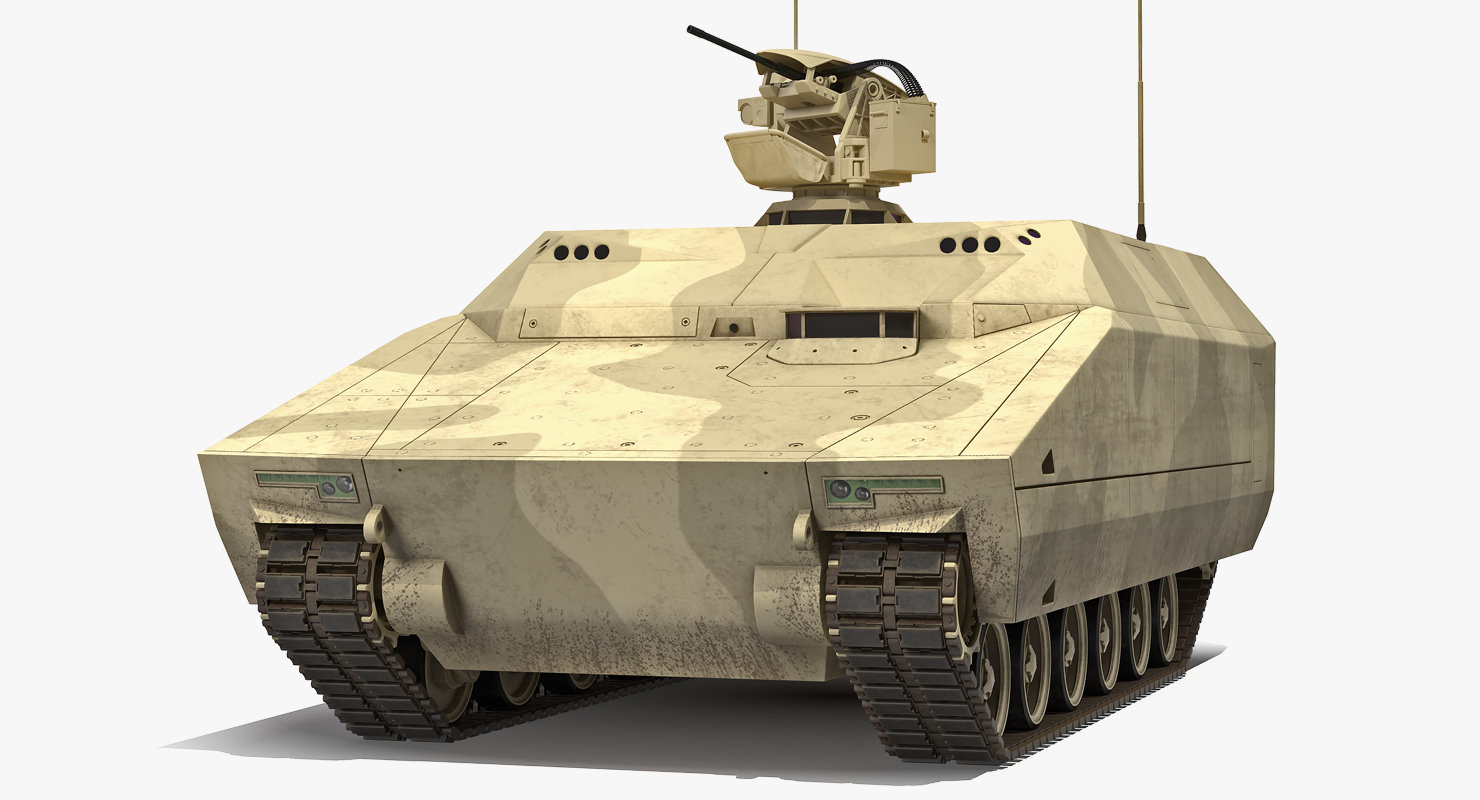 Lynx IFV Desert Rigged 3D