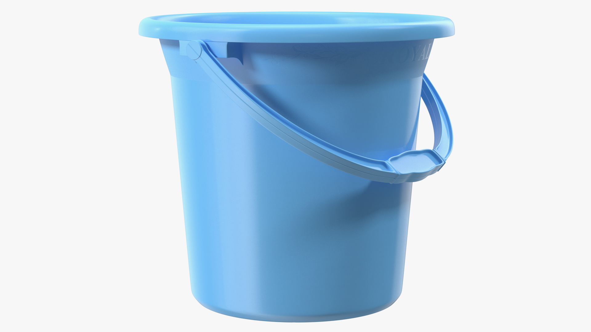 3D model Unbreakable Plastic Bathroom Bucket