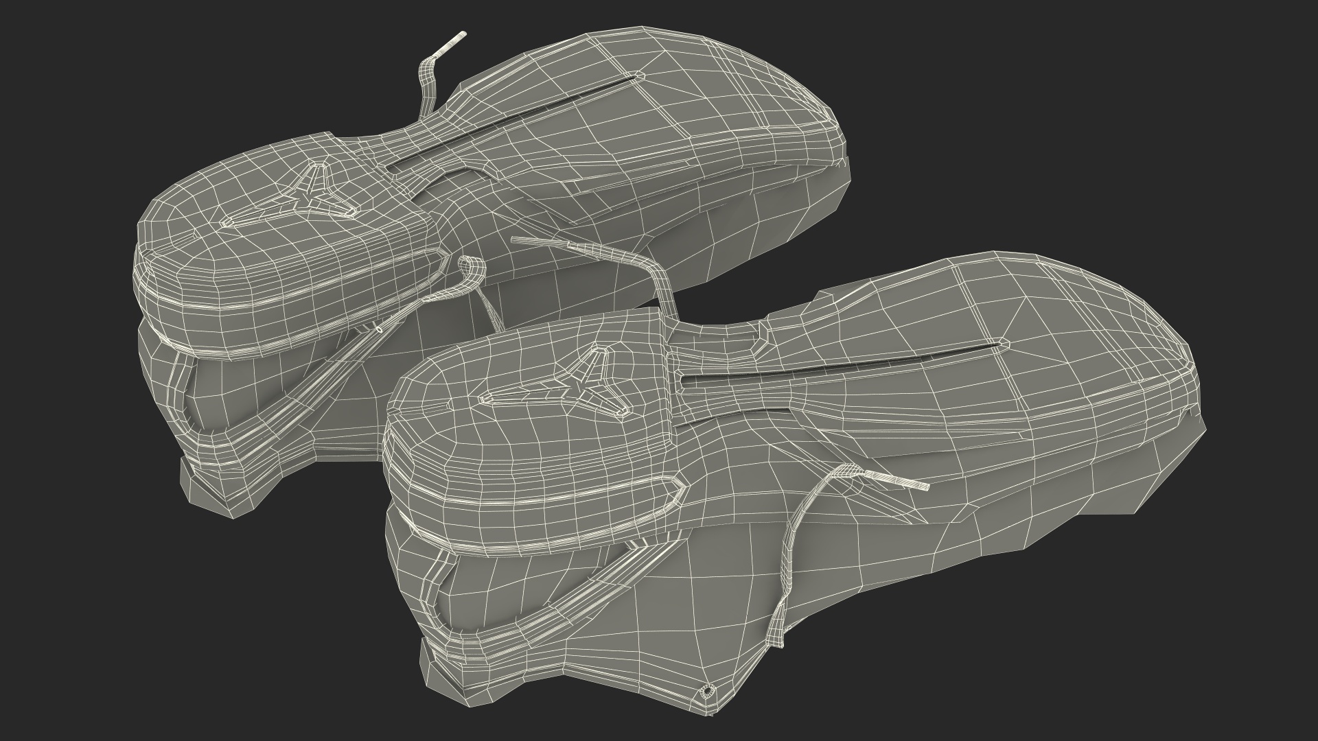 3D Nike Zoom Sneakers model