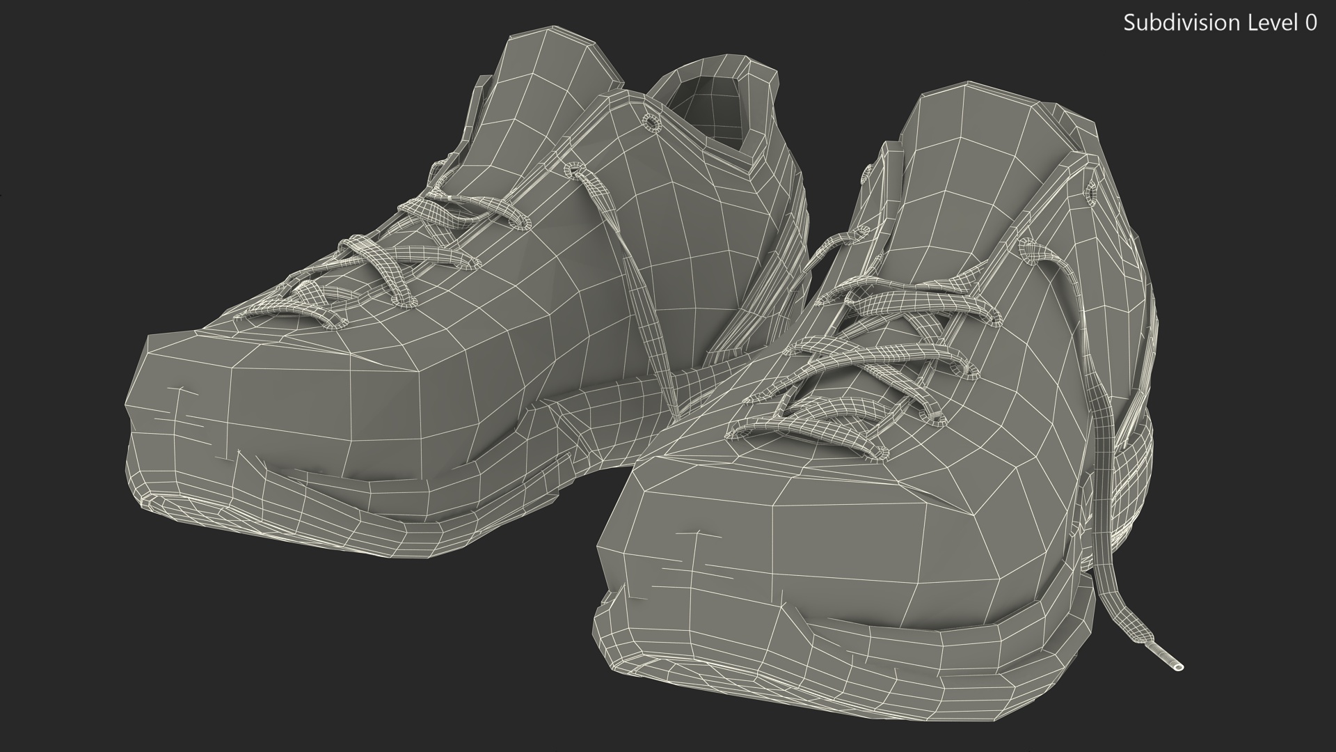 3D Nike Zoom Sneakers model