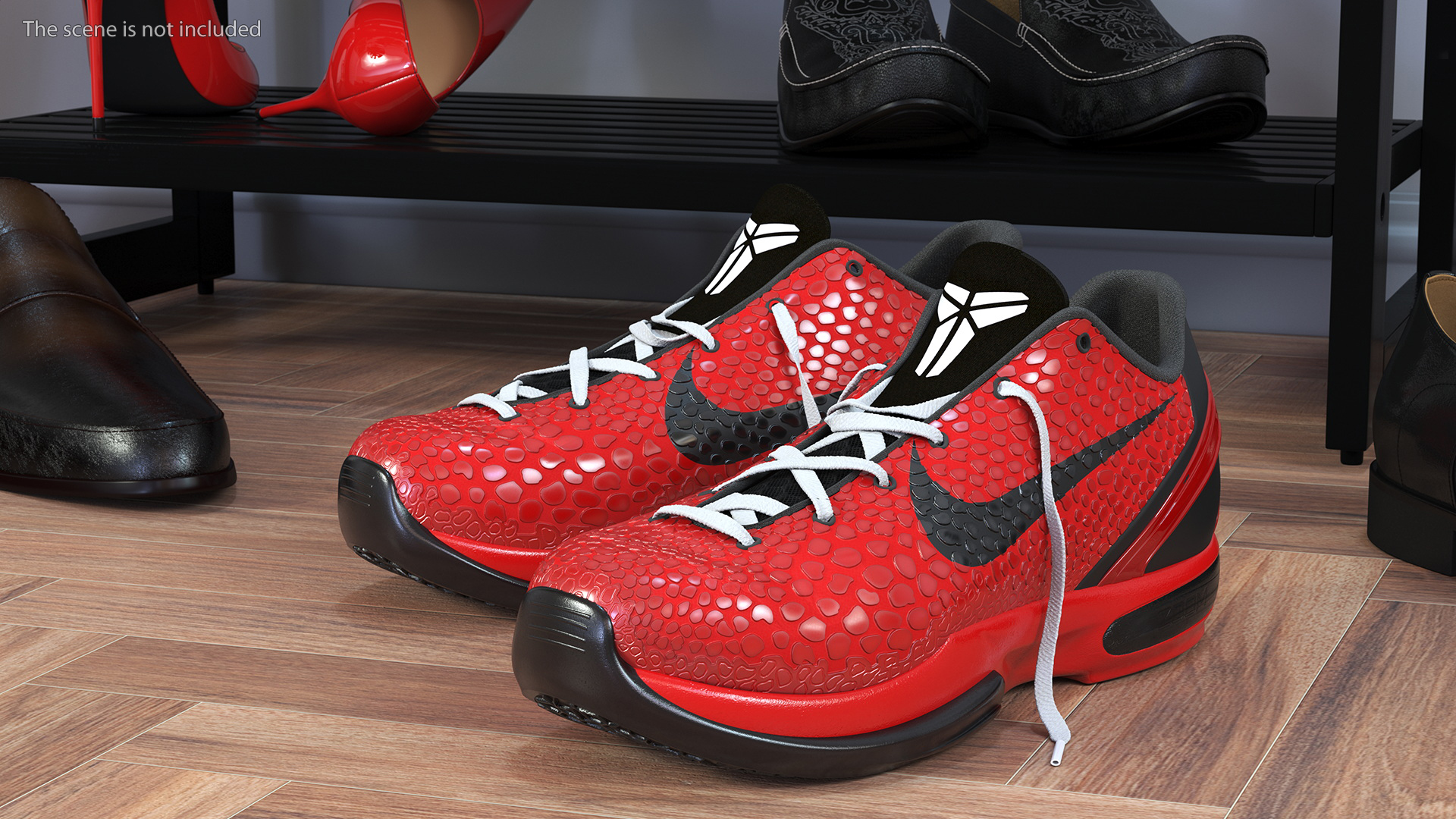 3D Nike Zoom Sneakers model