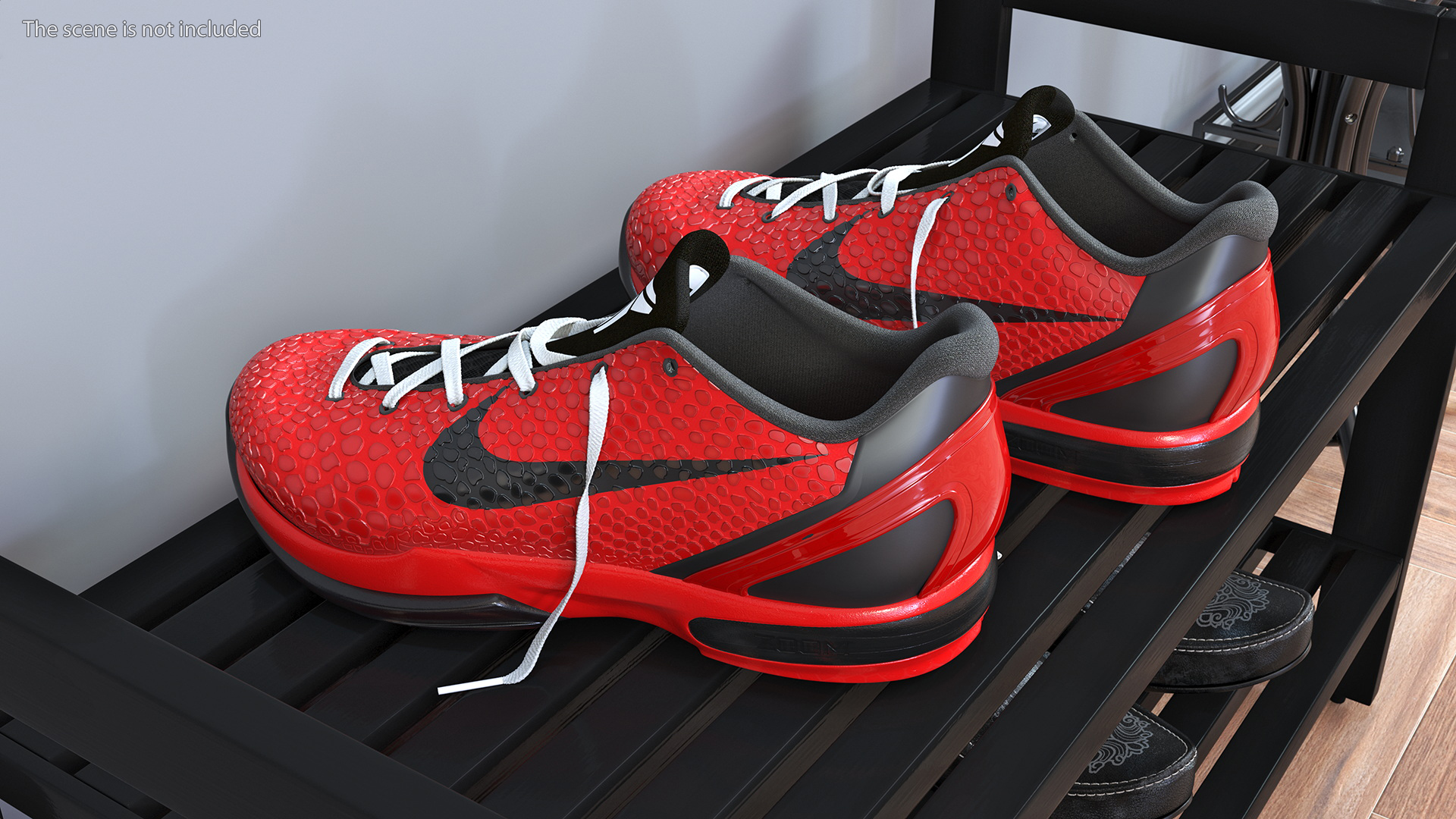 3D Nike Zoom Sneakers model