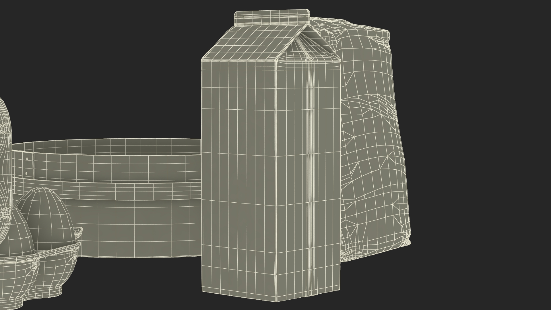 Baking Tool and Products 3D model