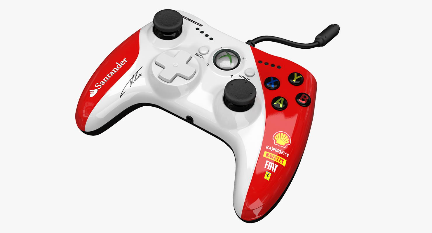 Wired Gamepad Thrustmaster GPX Lightback Ferrari F1 Edition 3D model