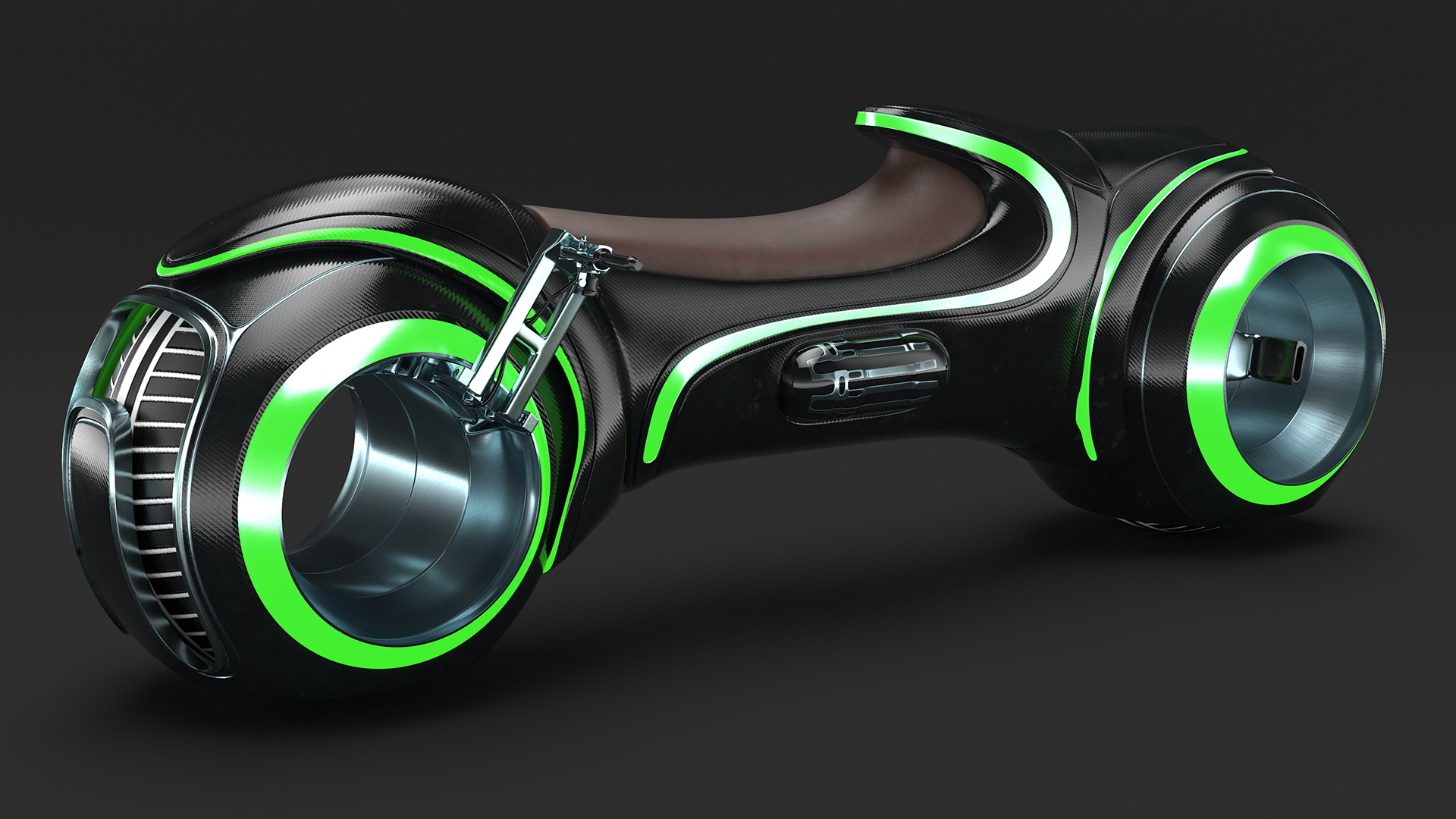 Sci Fi Motorcycle 3D