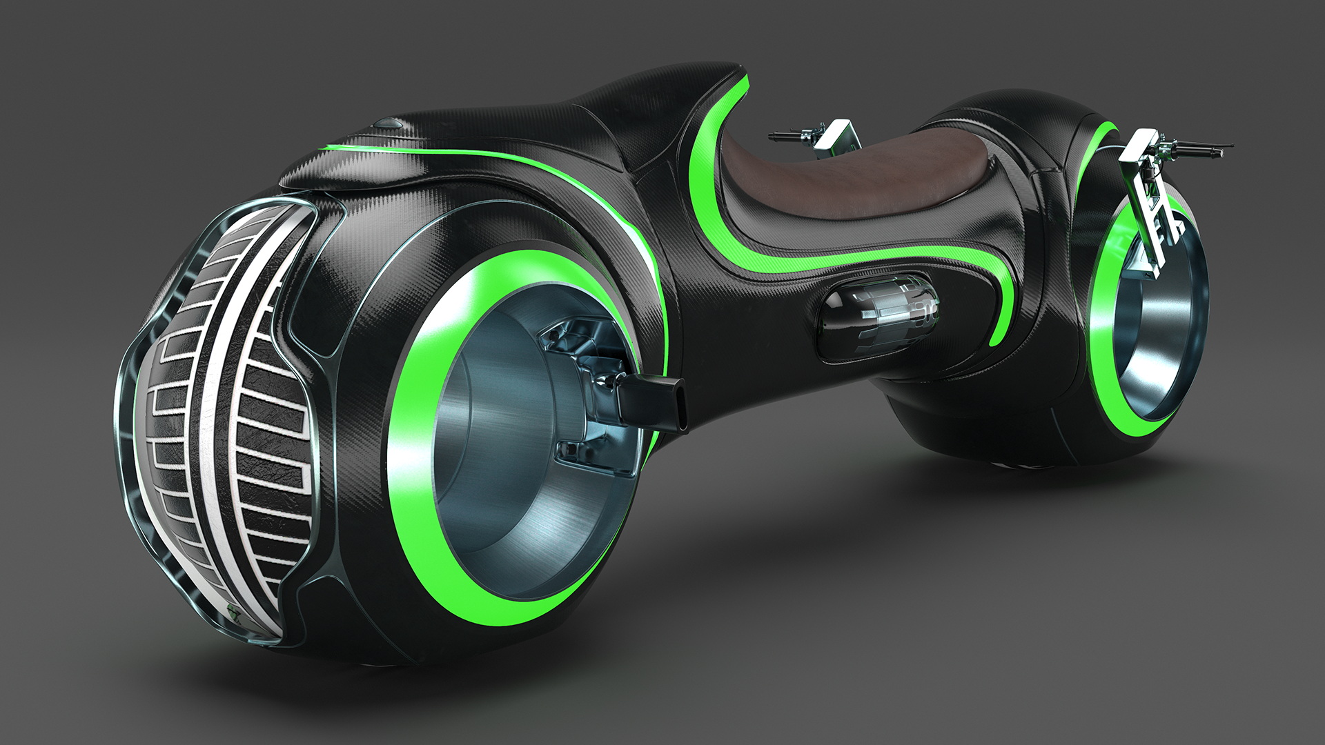 Sci Fi Motorcycle 3D
