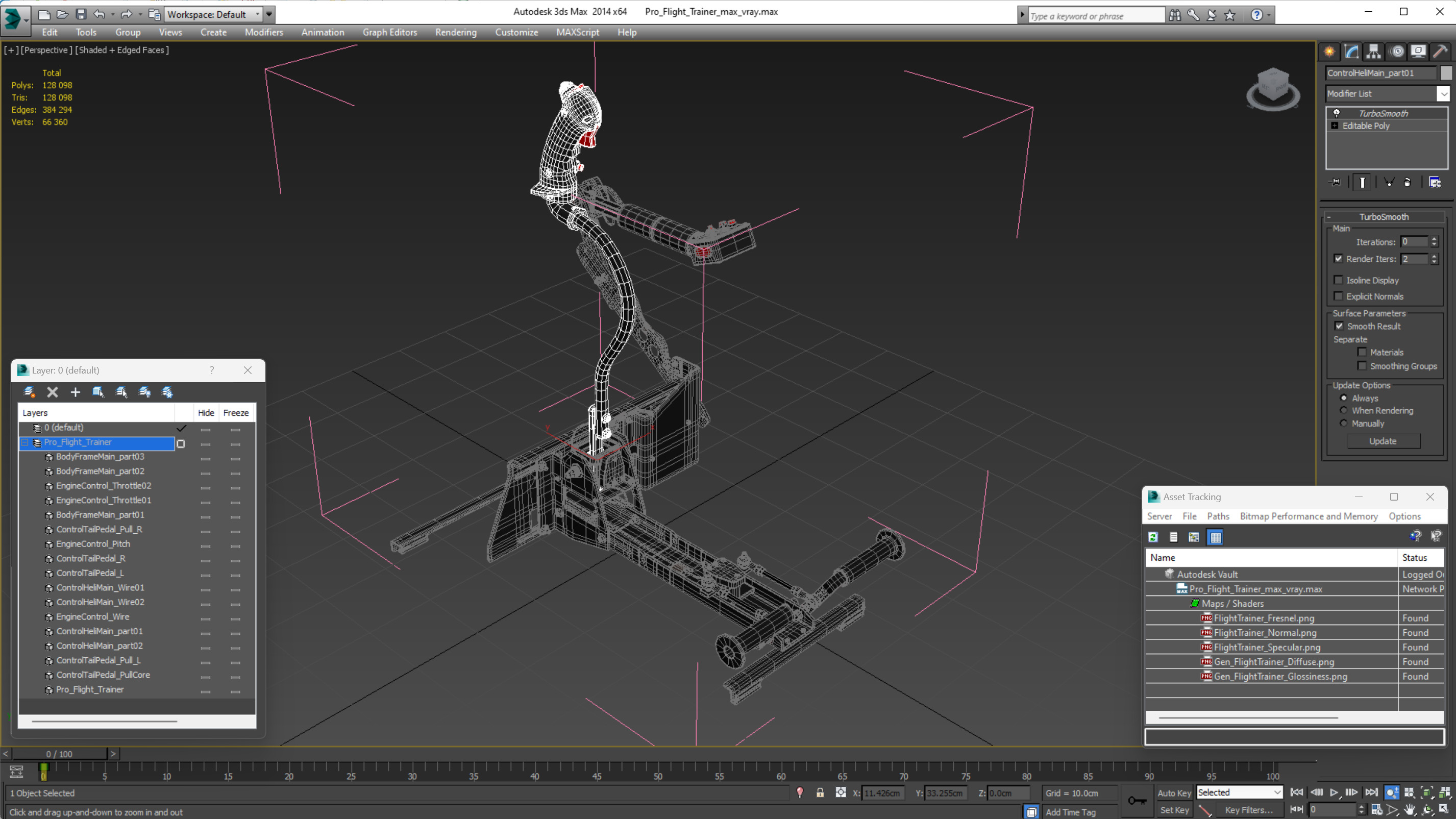 3D Pro Flight Trainer model