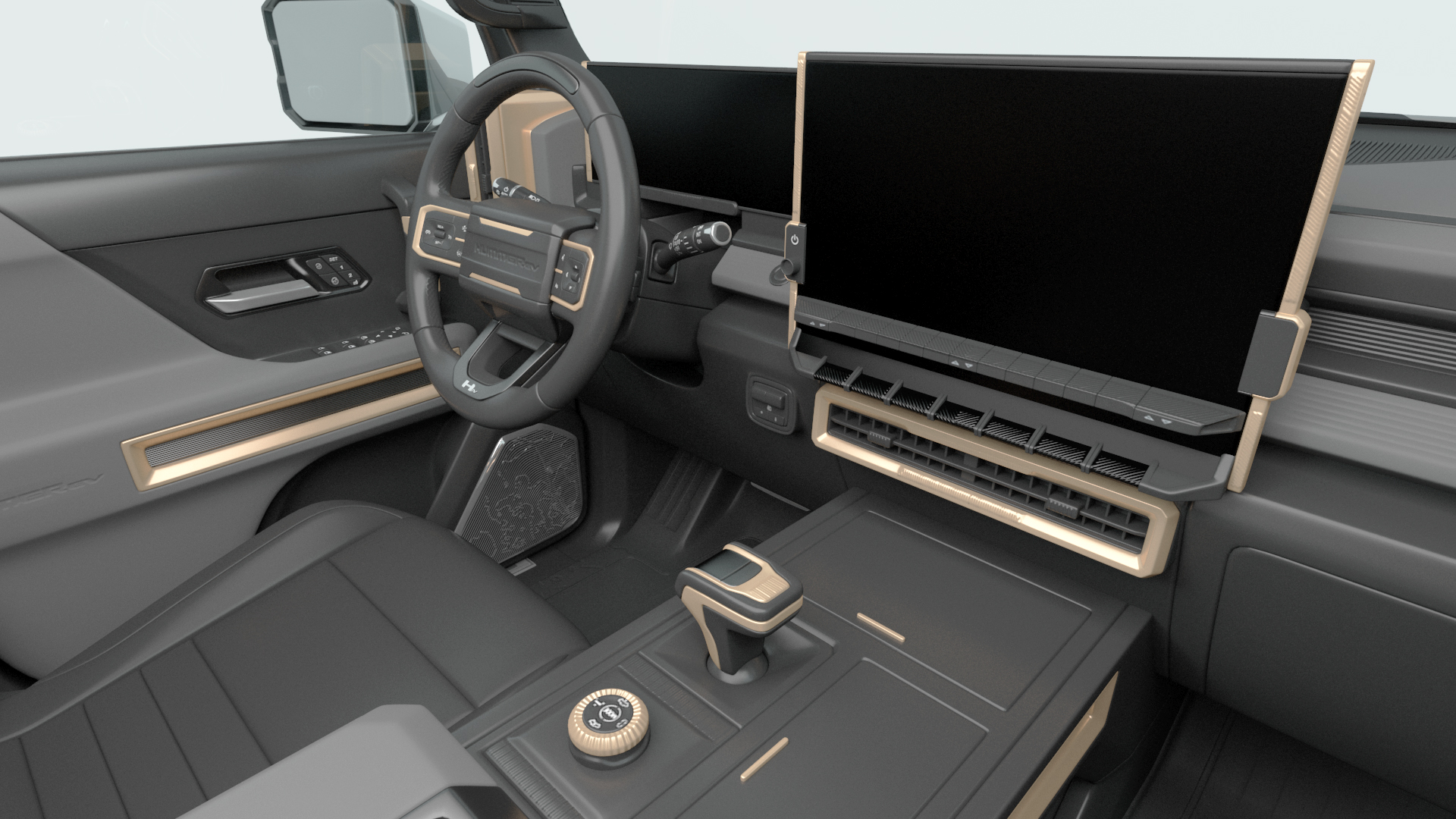 3D GMC Hummer EV SUV White model