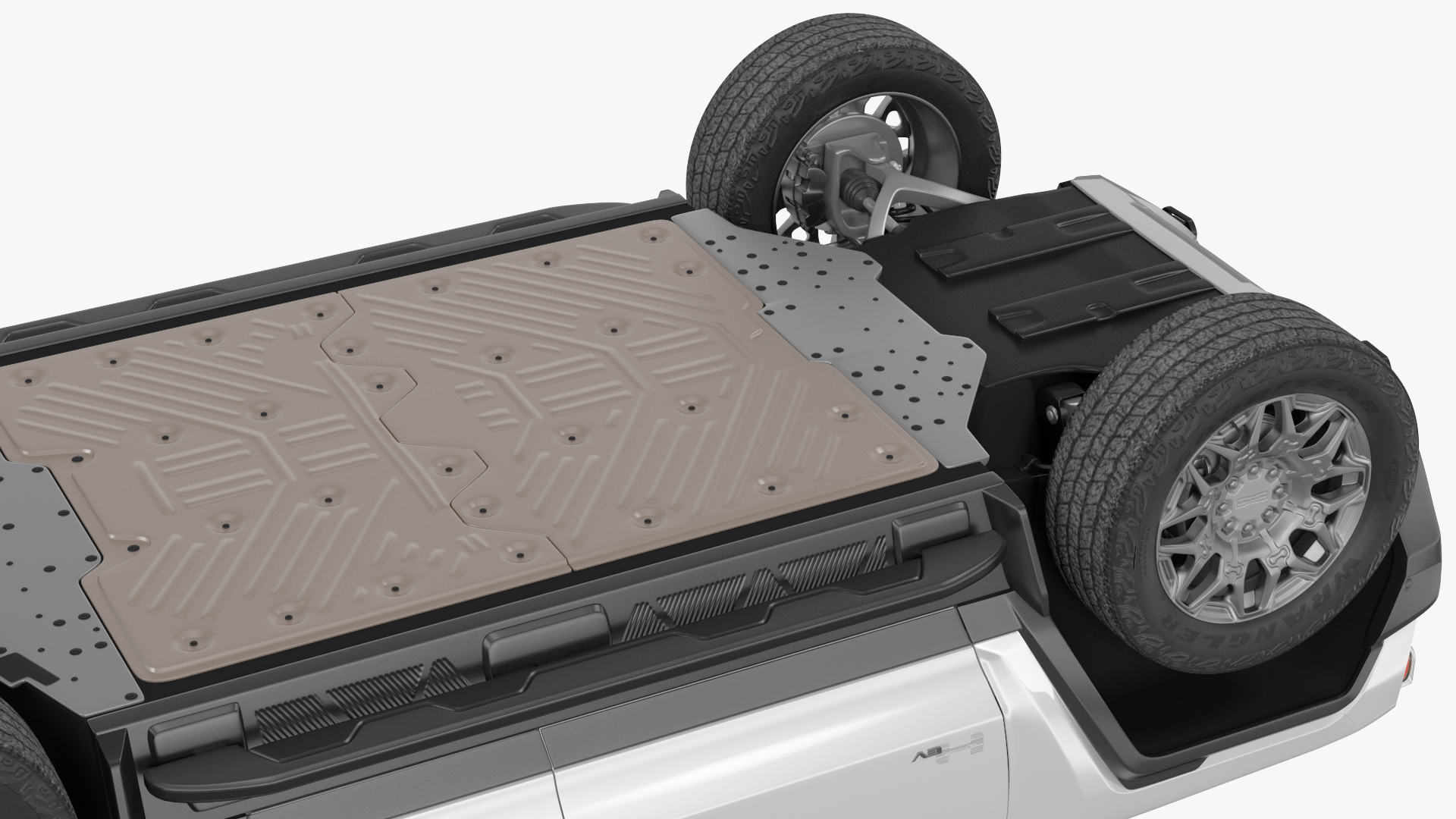 3D GMC Hummer EV SUV White model