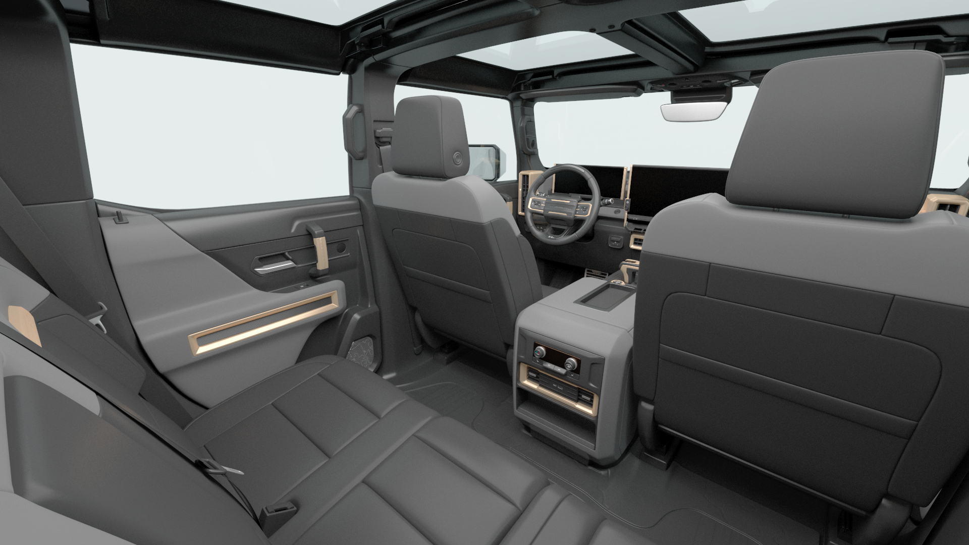 3D GMC Hummer EV SUV White model