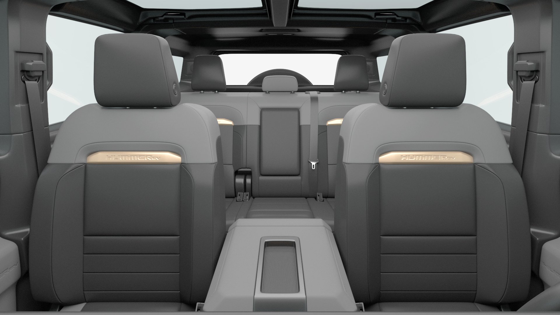 3D GMC Hummer EV SUV White model