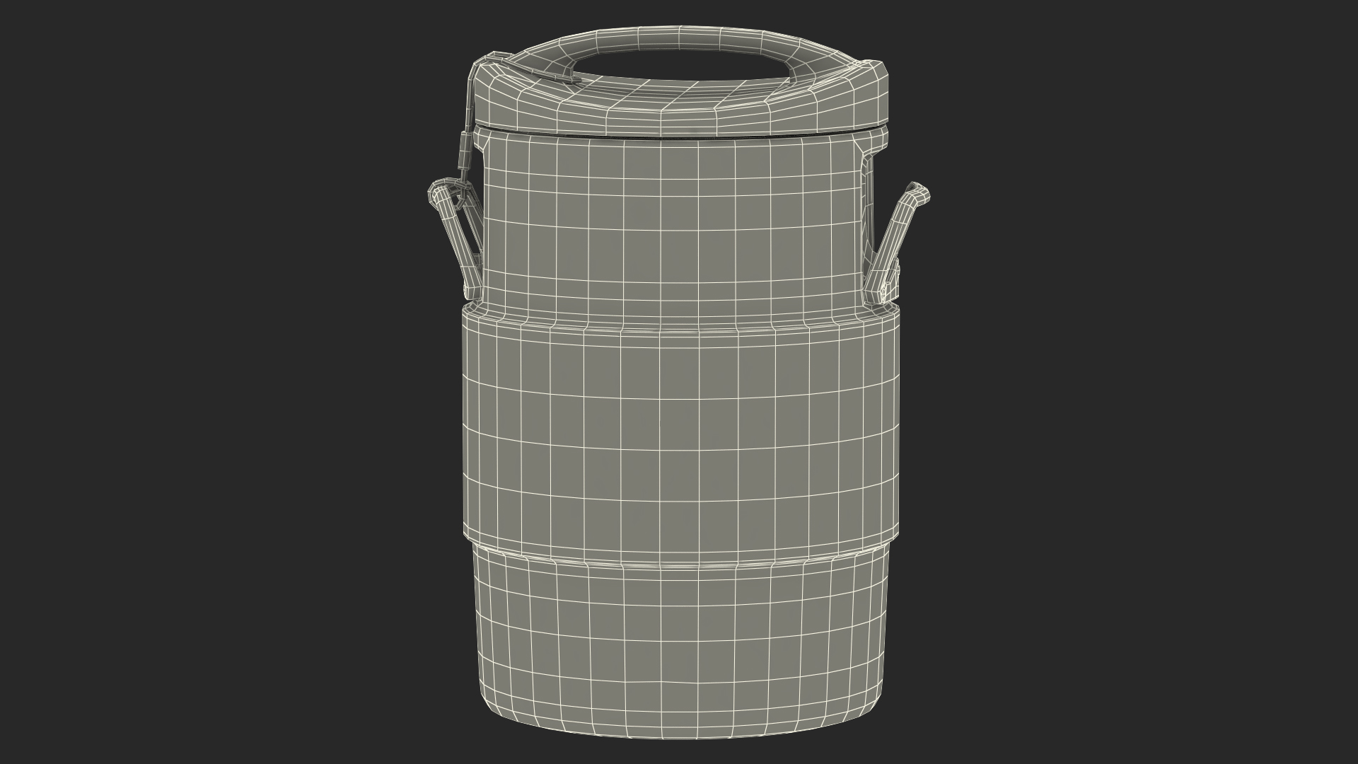 Yellow Gallon Industrial Water Cooler 3D