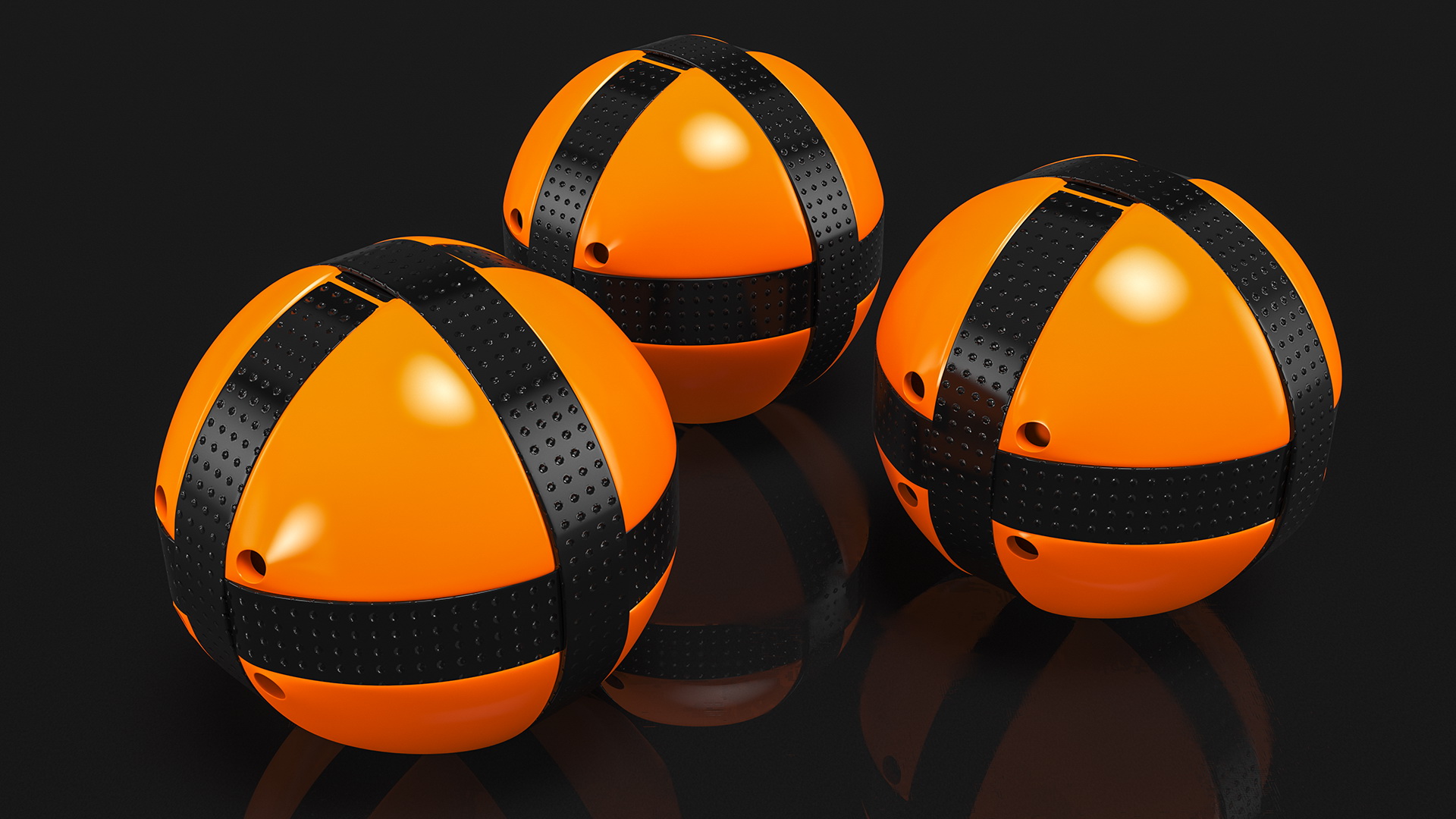 Velcro Target Balls 3D model