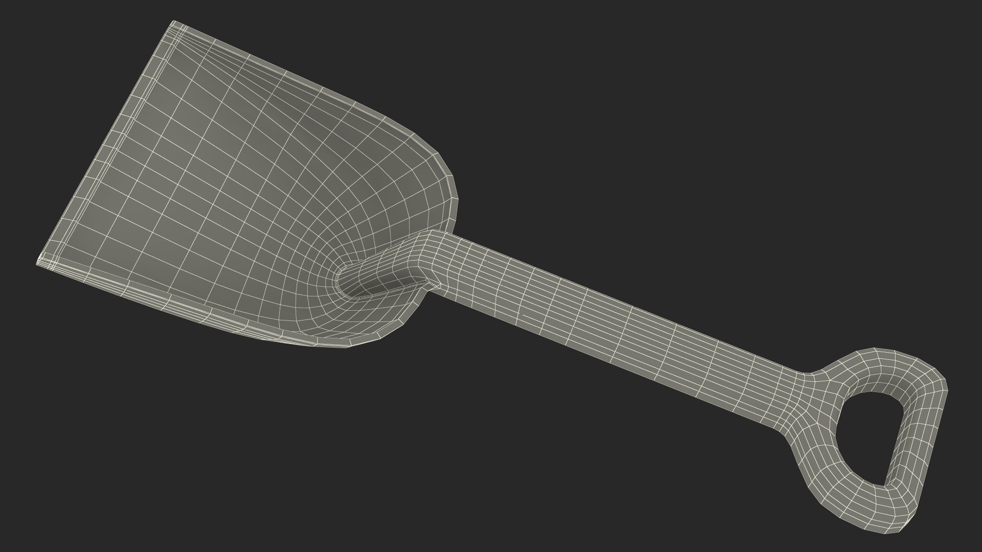3D model Toy Sand Shovel