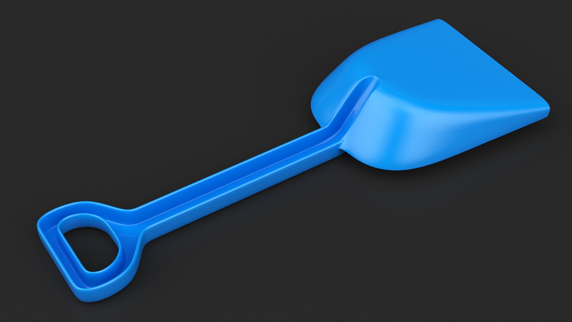 3D model Toy Sand Shovel
