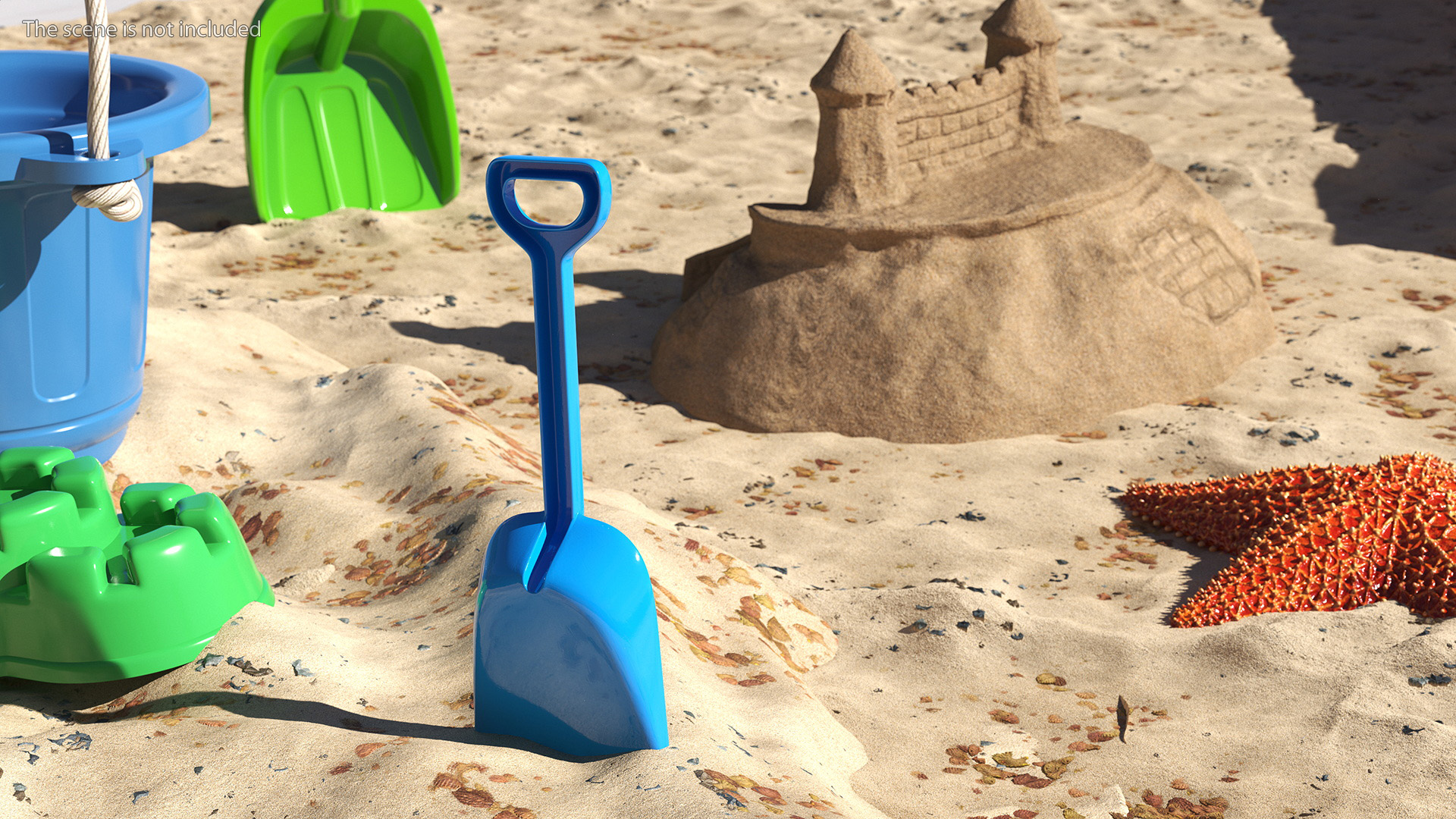 3D model Toy Sand Shovel