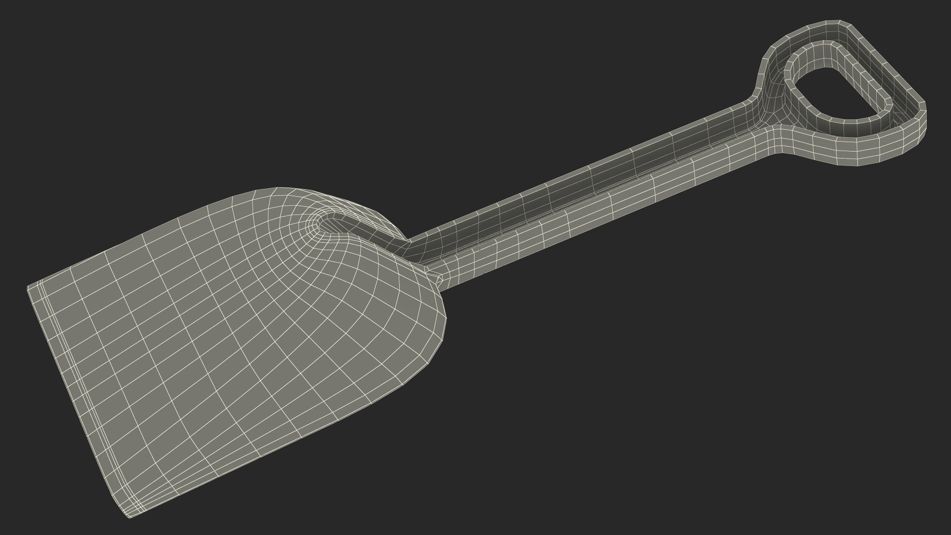 3D model Toy Sand Shovel