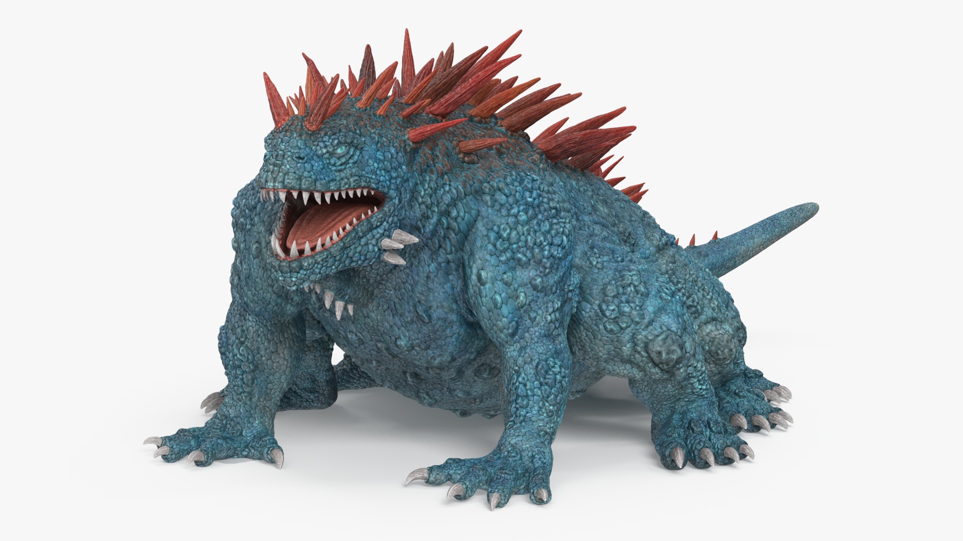 3D Basilisk in Attack Pose model