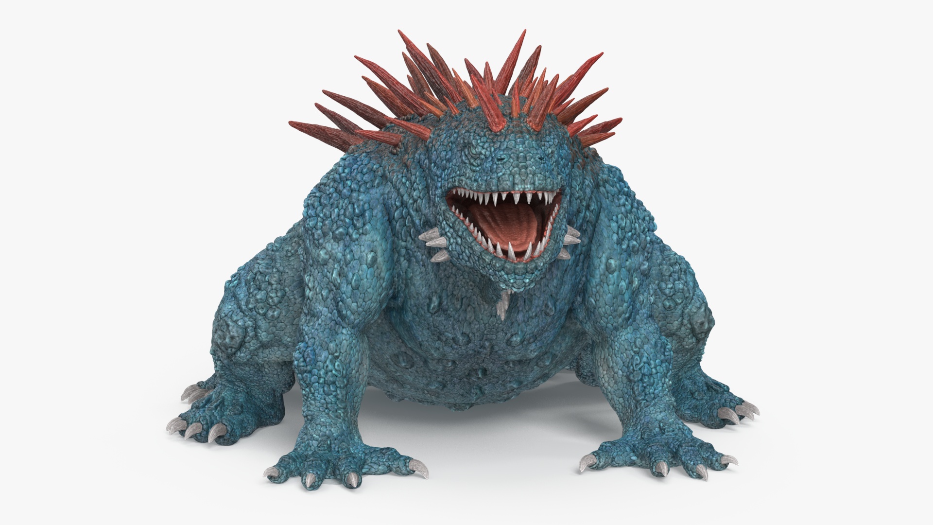 3D Basilisk in Attack Pose model