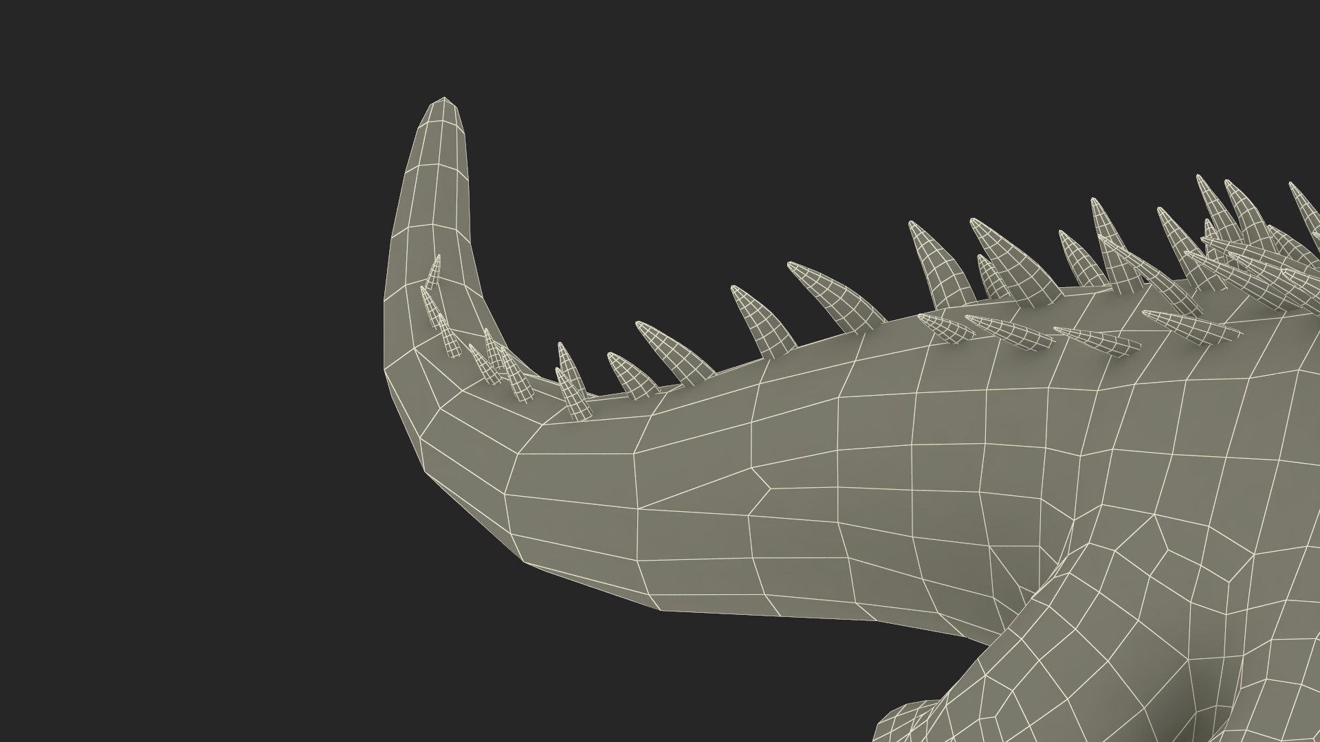 3D Basilisk in Attack Pose model