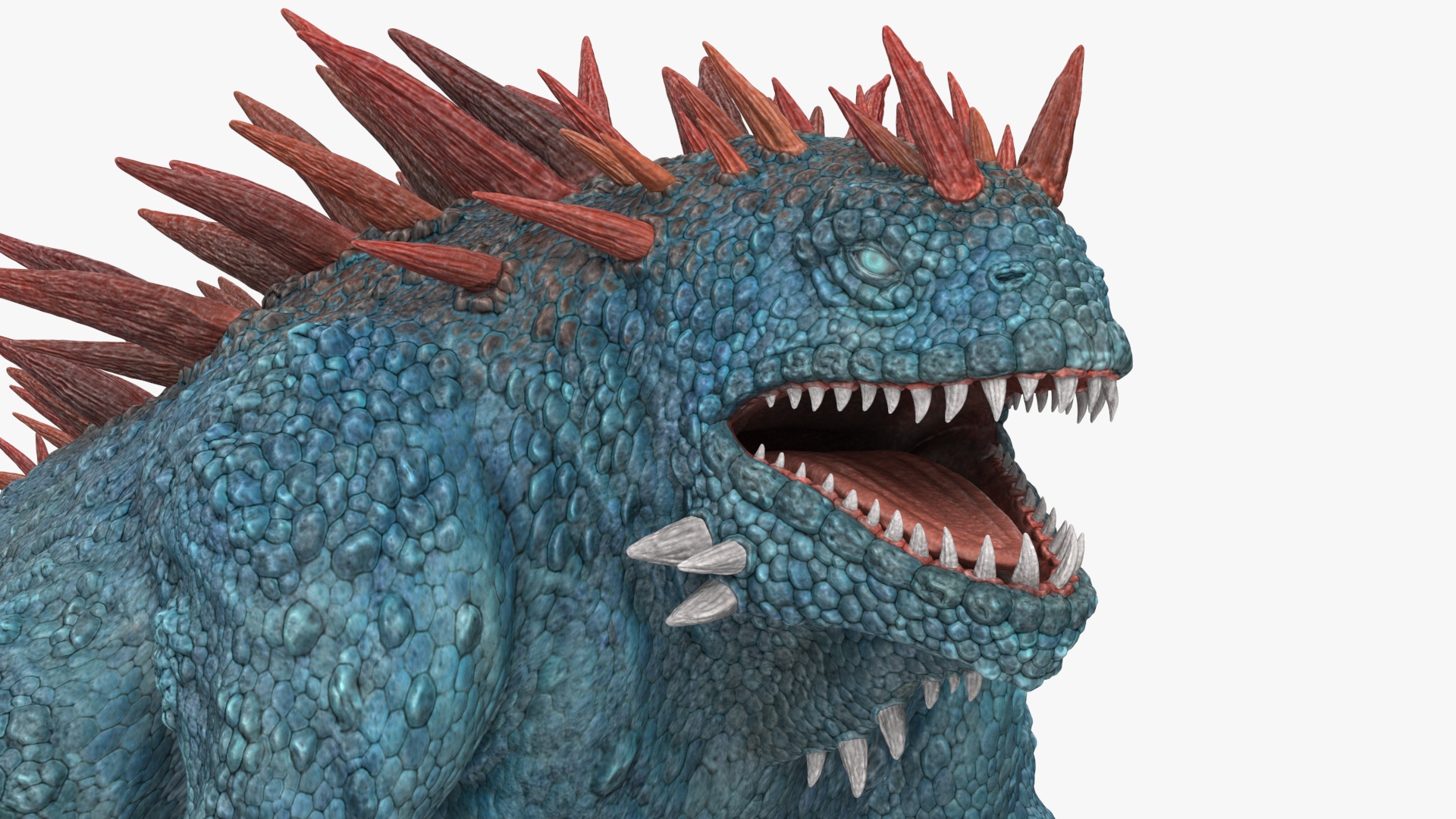 3D Basilisk in Attack Pose model