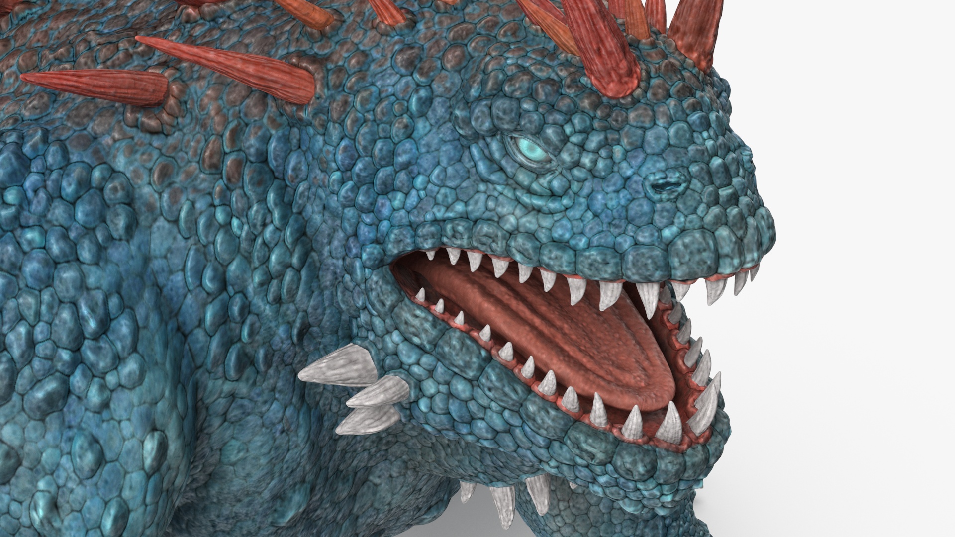 3D Basilisk in Attack Pose model