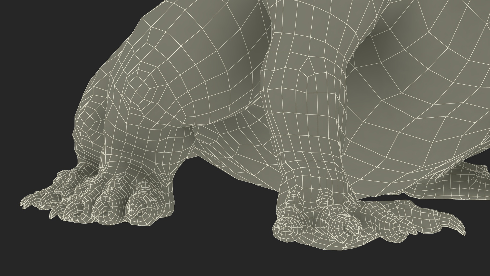 3D Basilisk in Attack Pose model