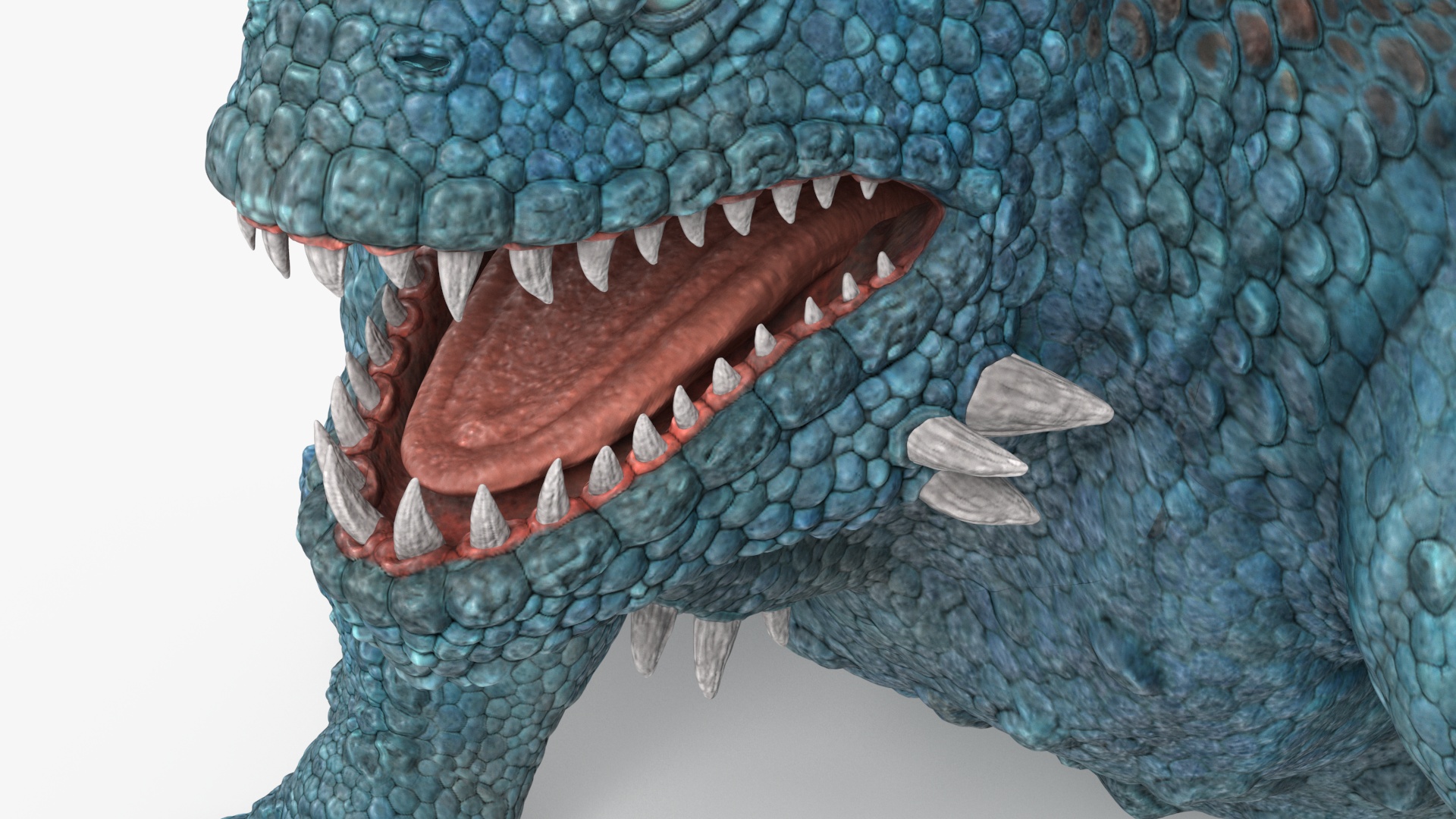 3D Basilisk in Attack Pose model