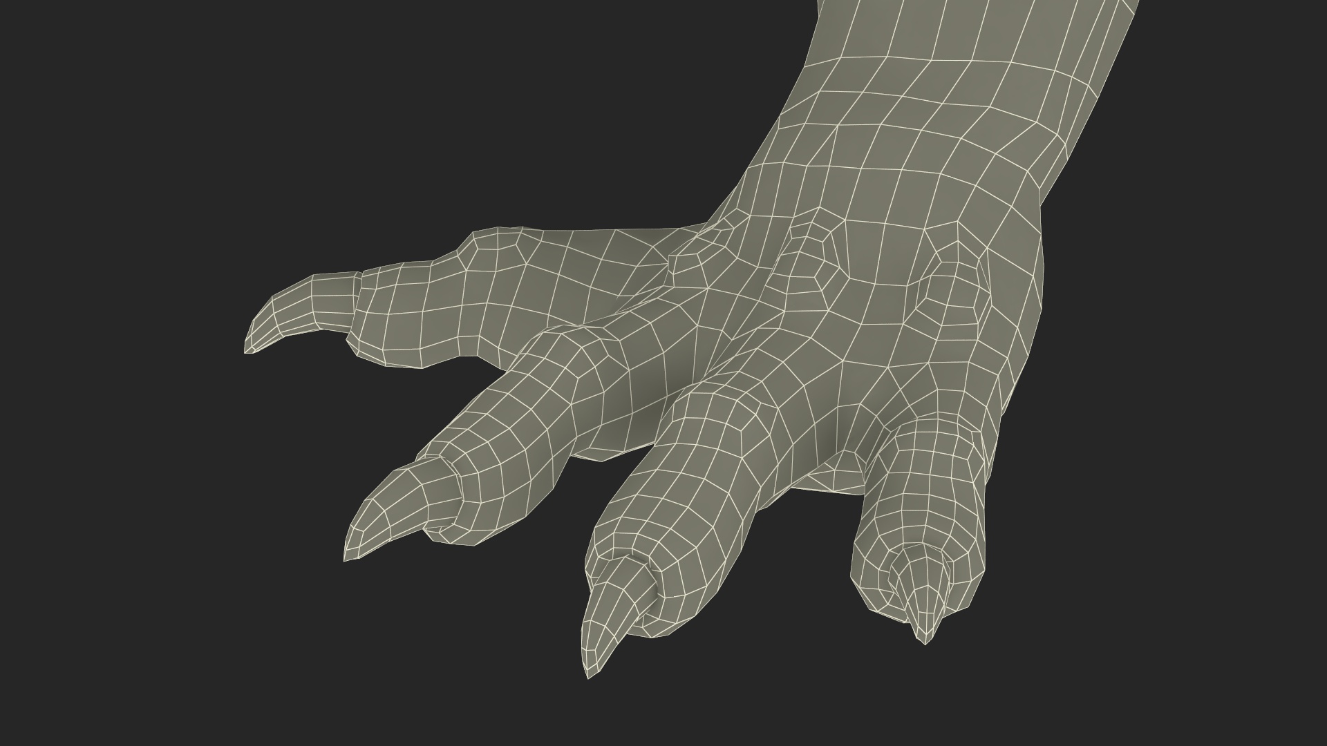 3D Basilisk in Attack Pose model
