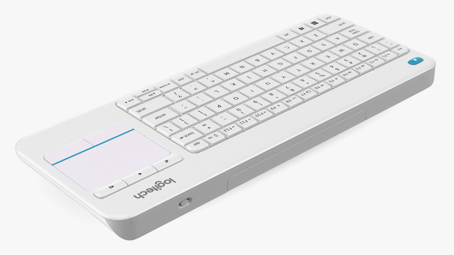 3D Logitech Keyboard K400 White model