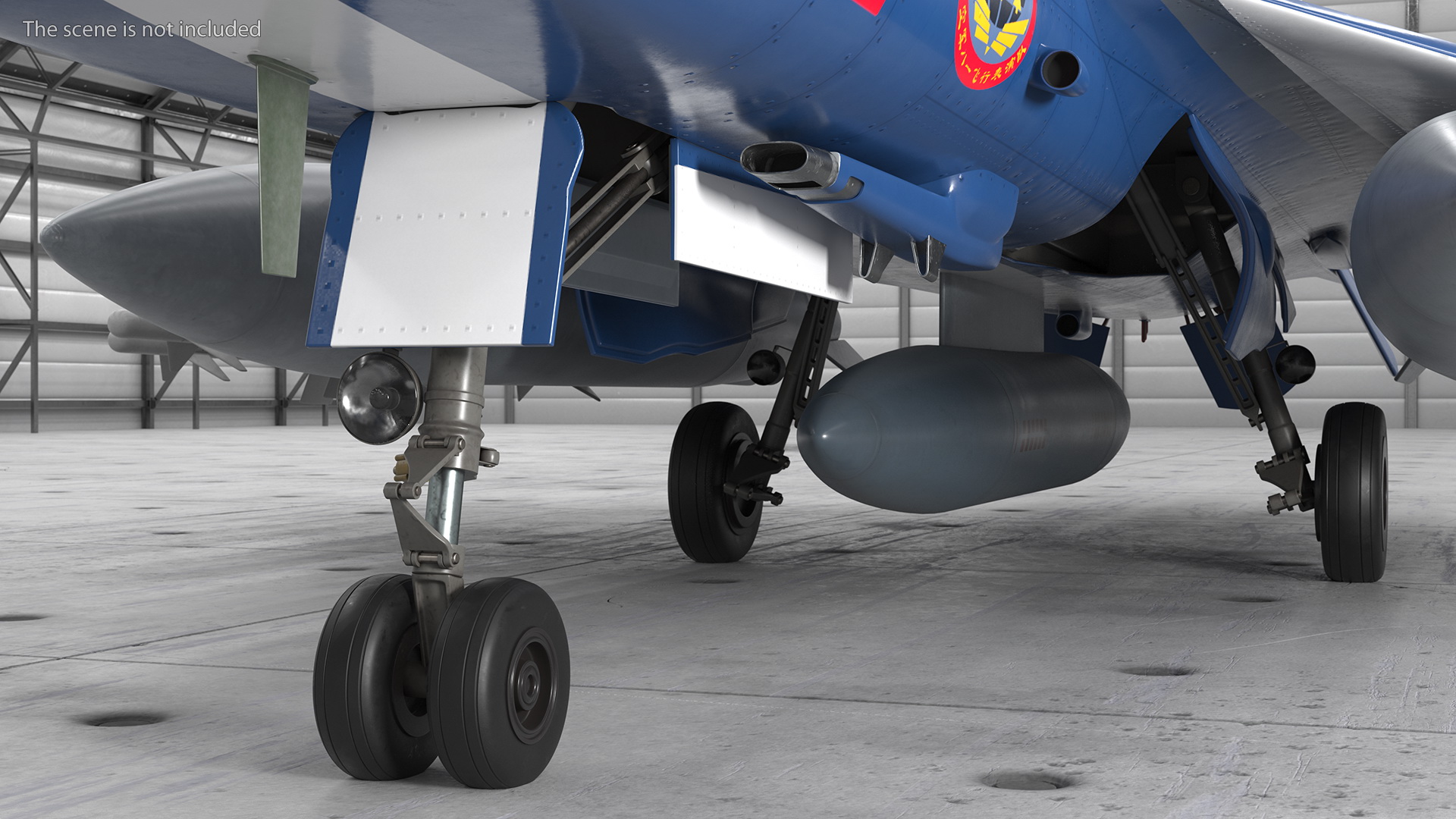 3D PLAAF J10 Vigorous Dragon Aerobatic Team Armament Rigged