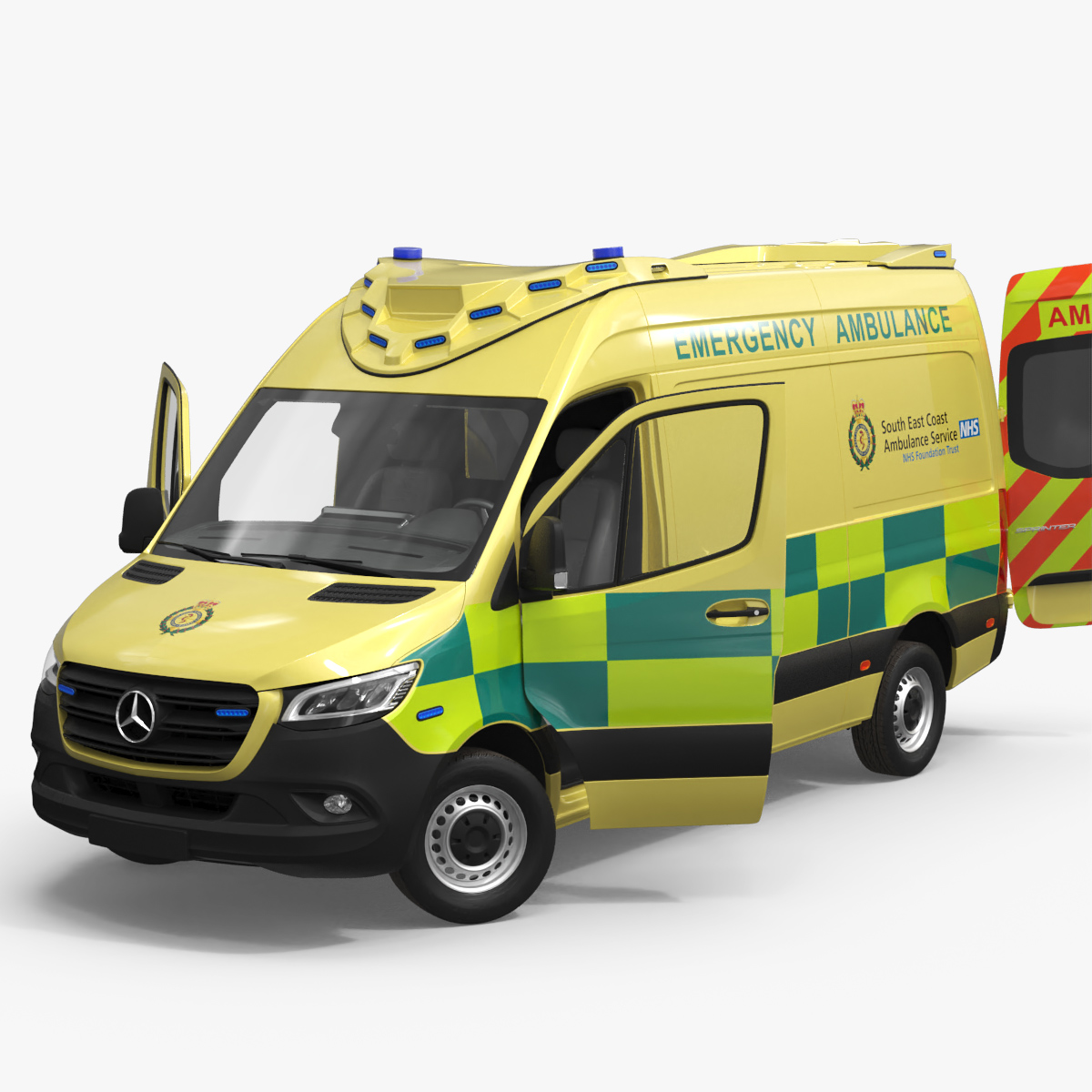 Mercedes Benz Sprinter Emergency Ambulance Rigged